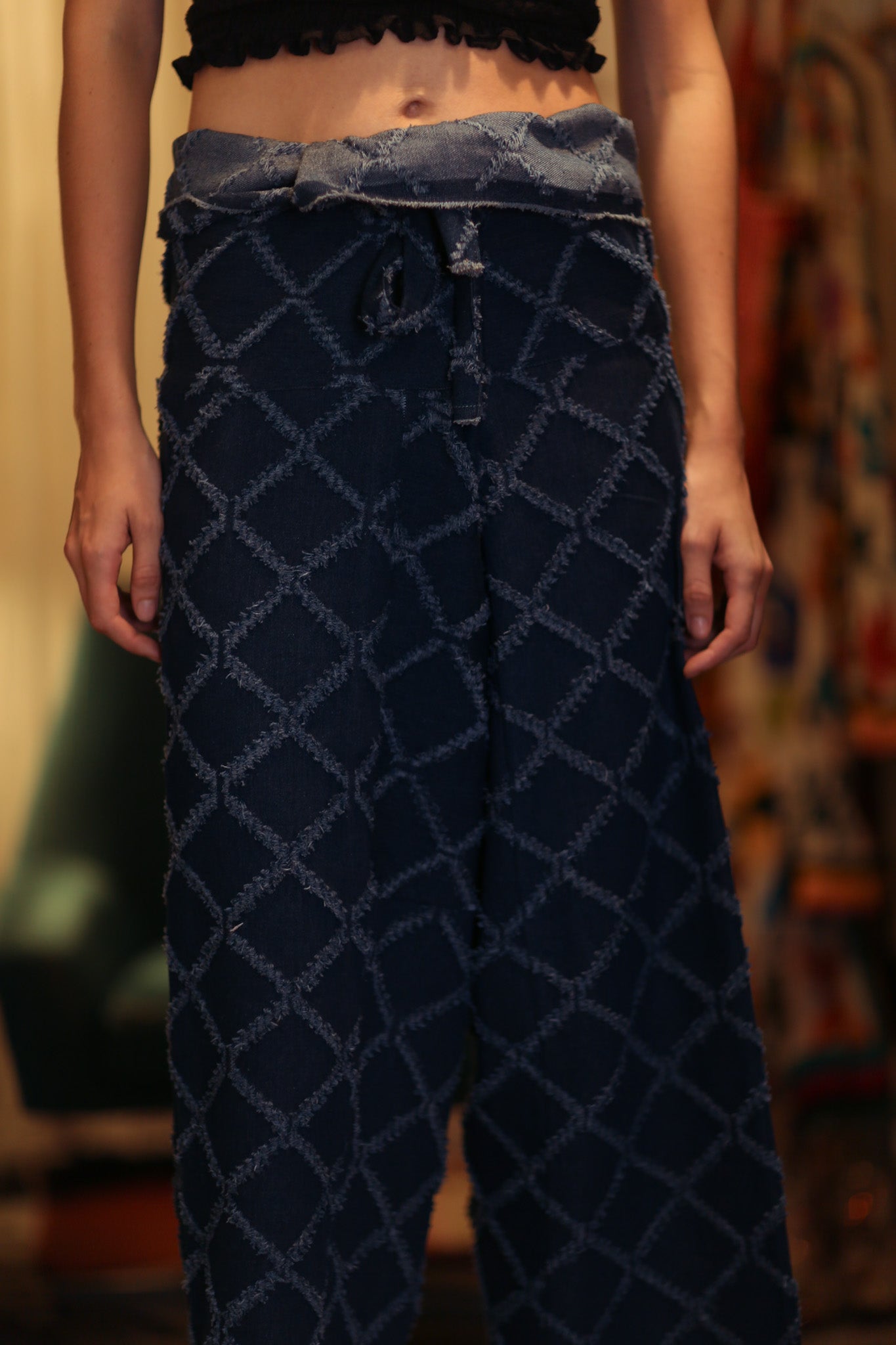 LI FISHERMAN TROUSERS FRINGED