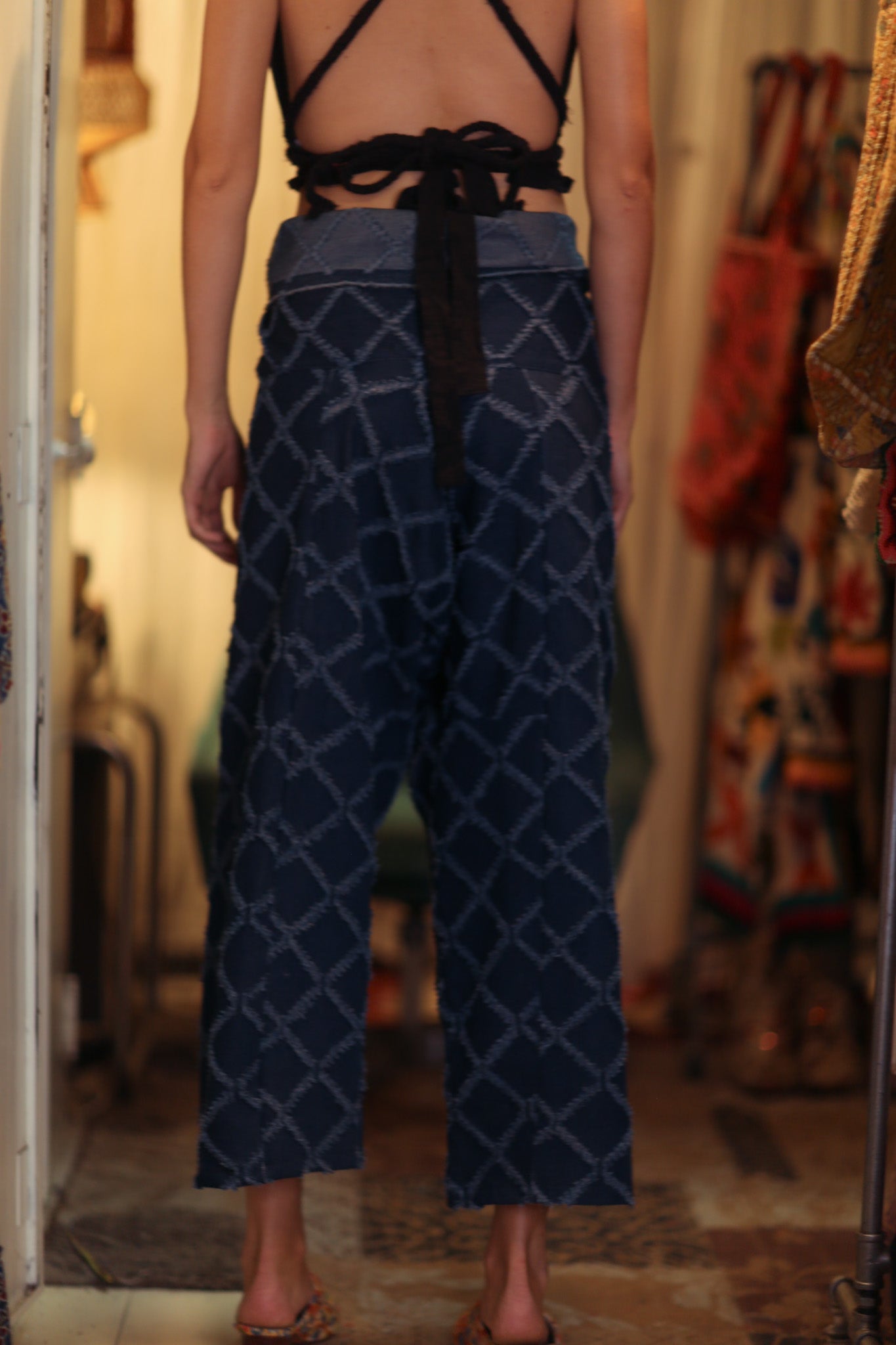 LI FISHERMAN TROUSERS FRINGED