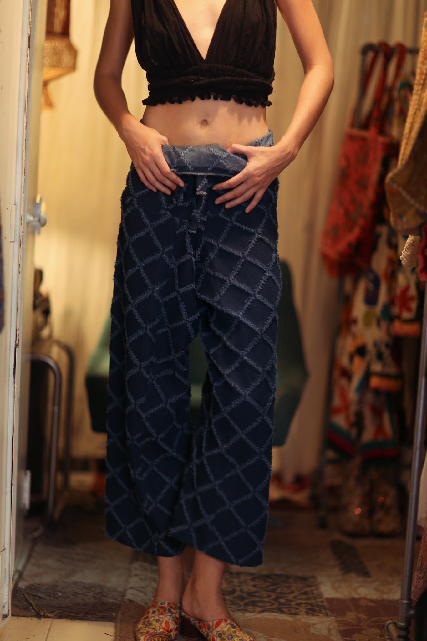 LI FISHERMAN TROUSERS FRINGED
