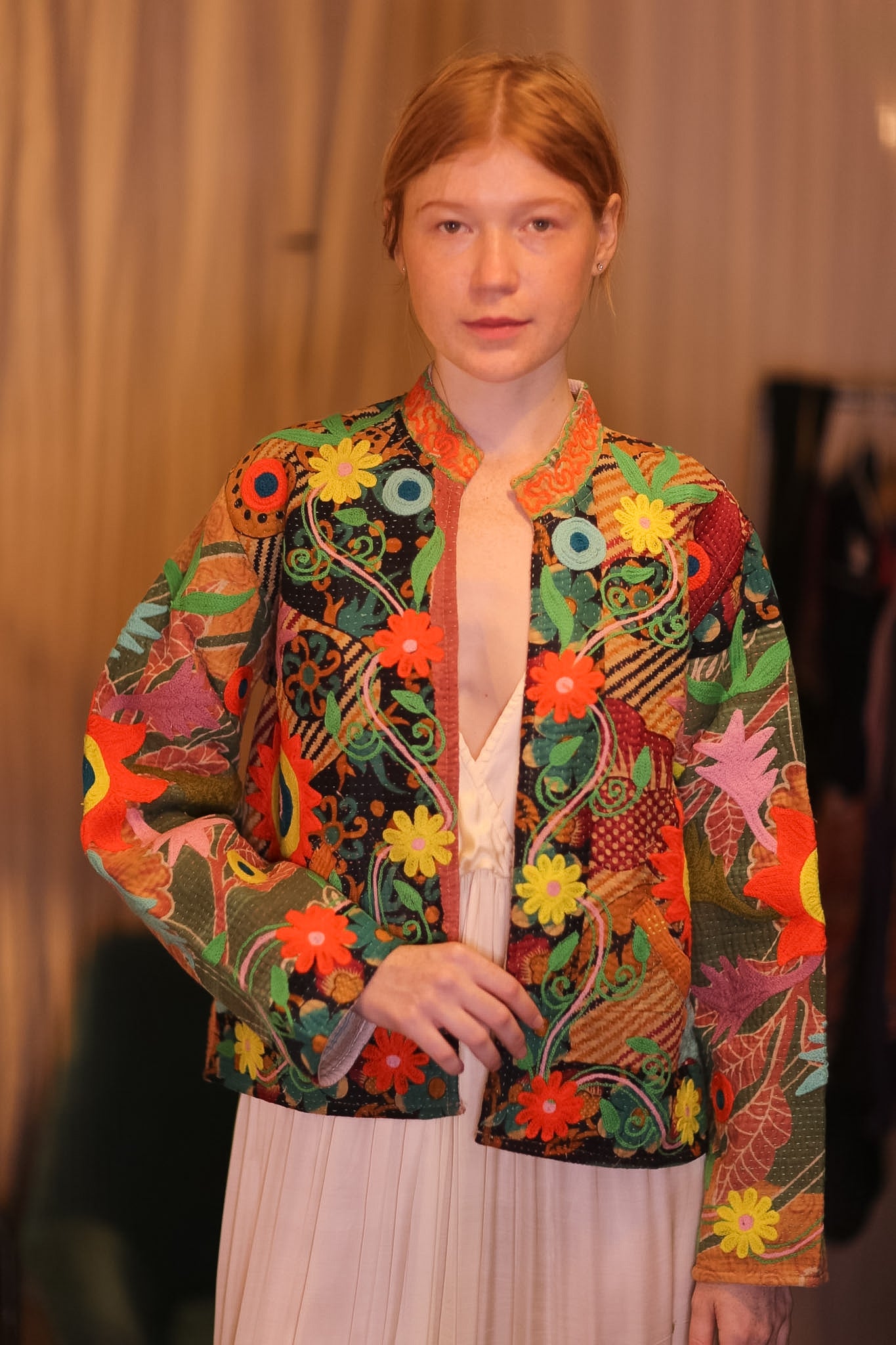 EMBROIDERED JACKET INGRID PANCHI