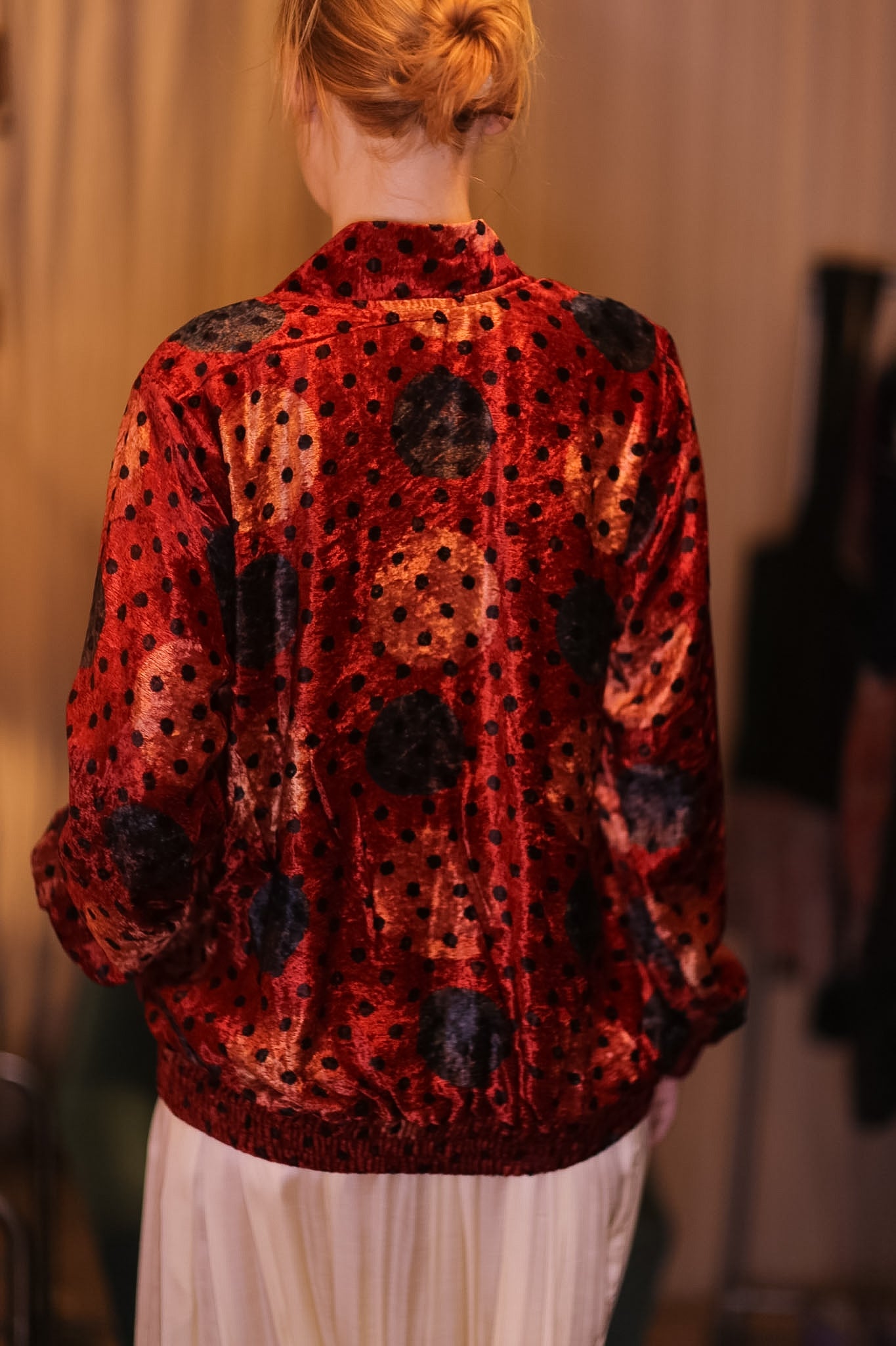 VELVET BOMBER JACKET RMED