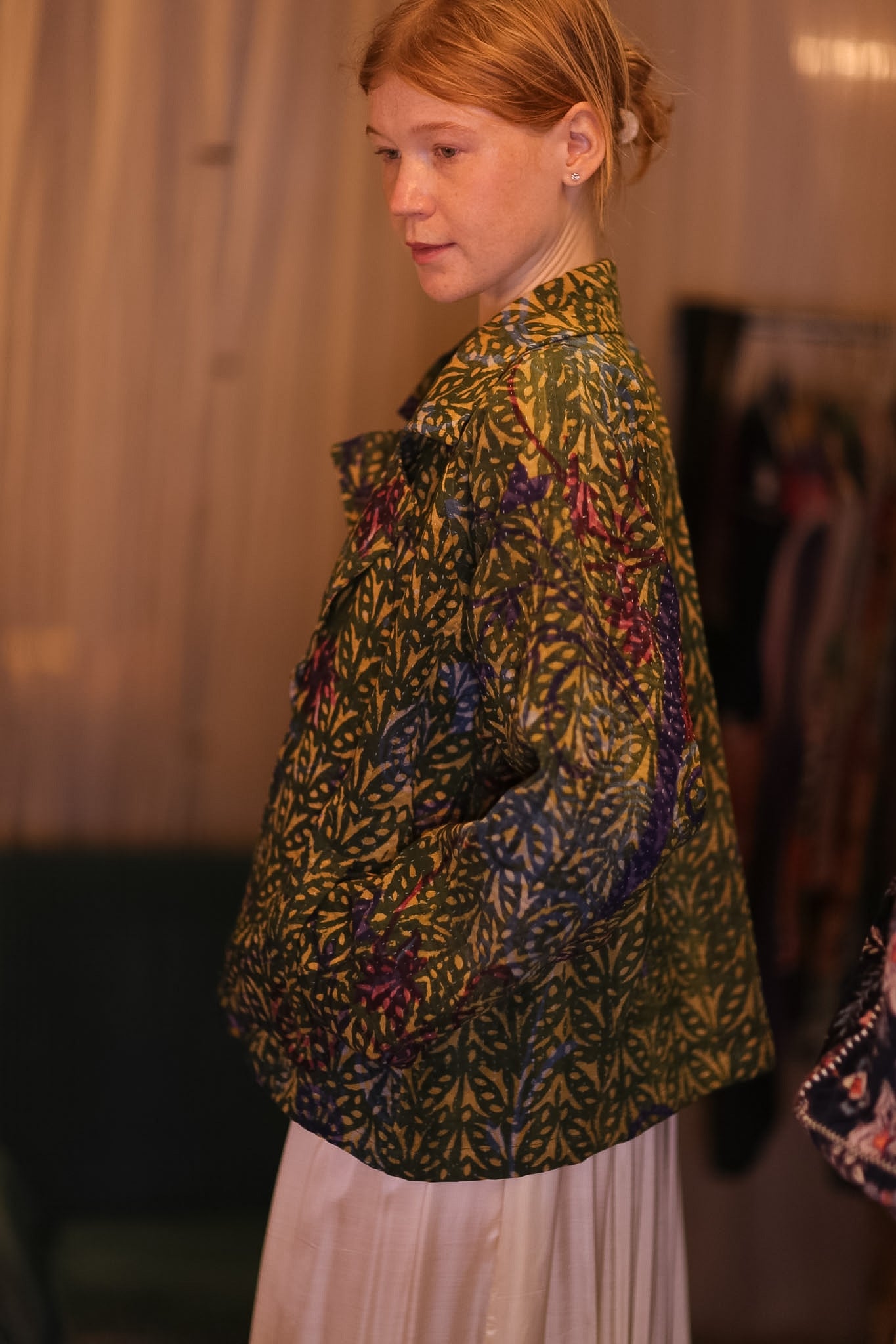 KANTHA JACKET MARIGOLD