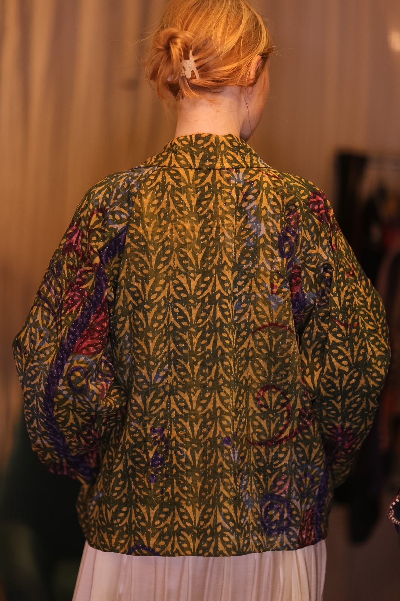 KANTHA JACKET MARIGOLD
