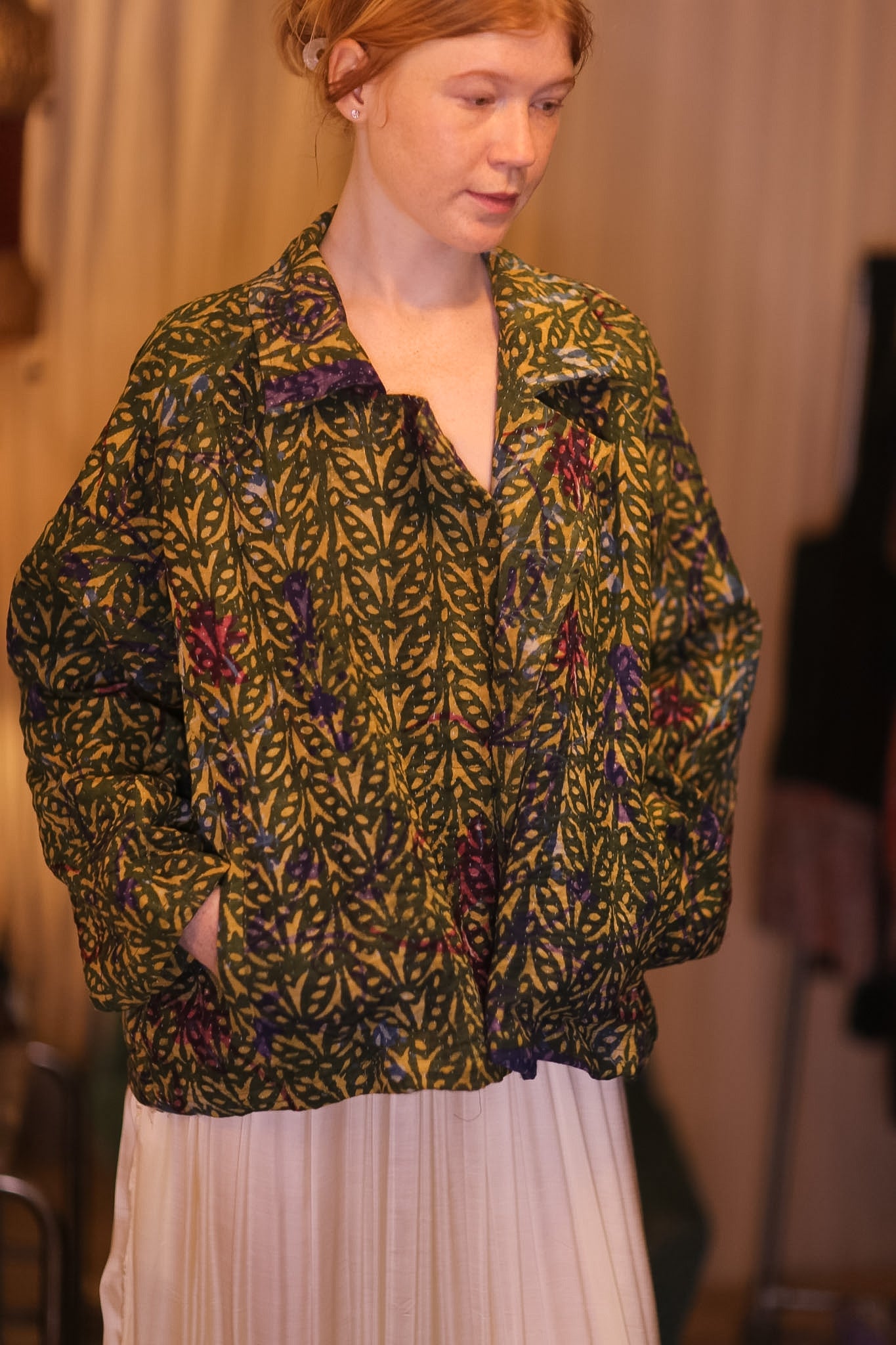 KANTHA JACKET MARIGOLD