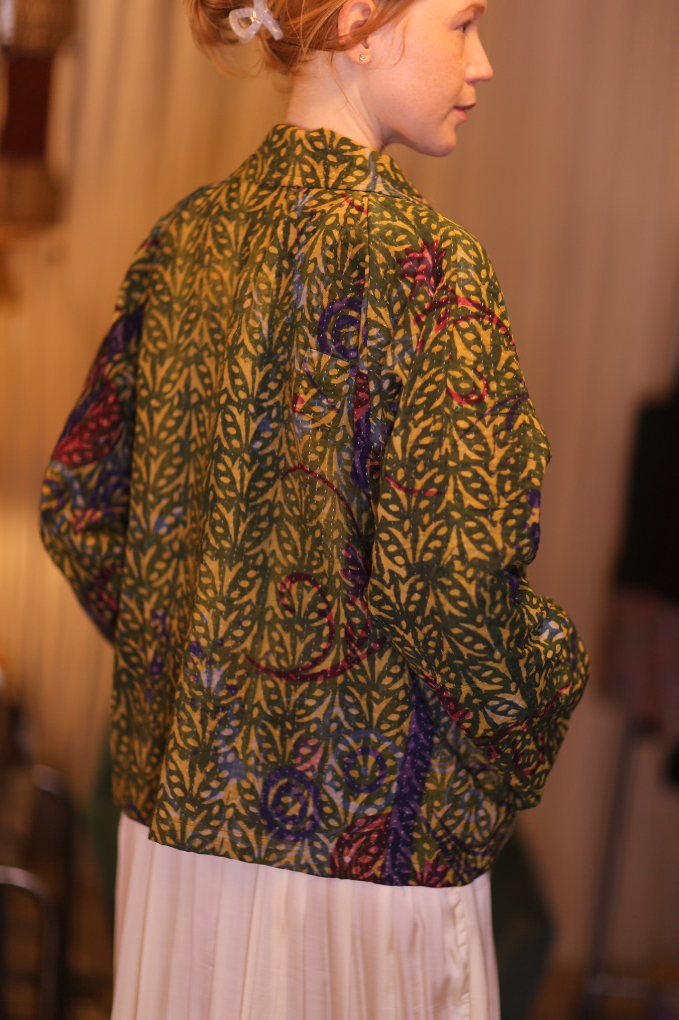KANTHA JACKET MARIGOLD
