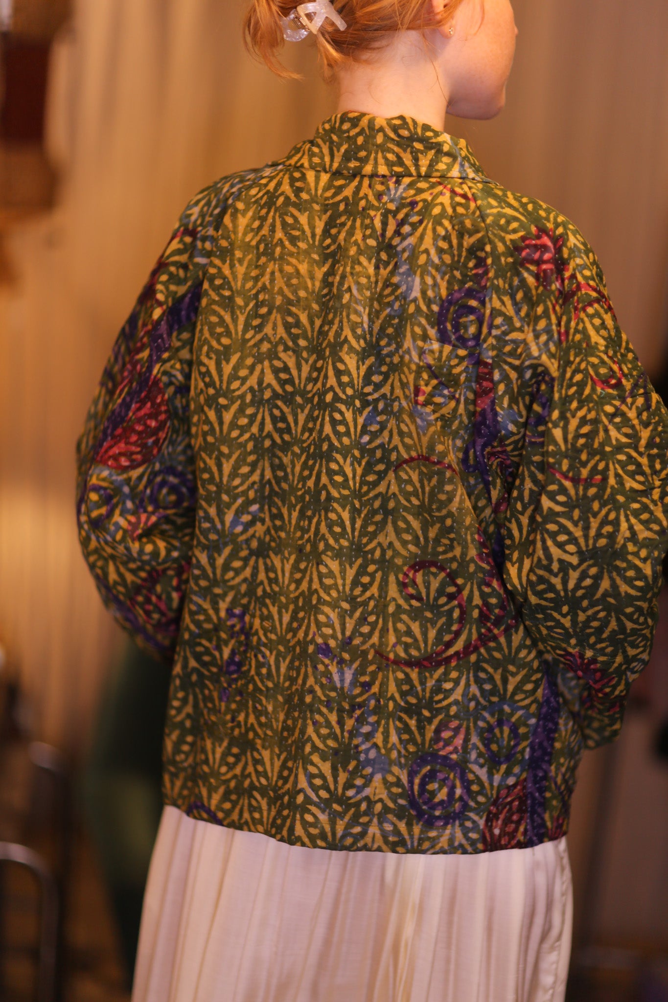 KANTHA JACKET MARIGOLD
