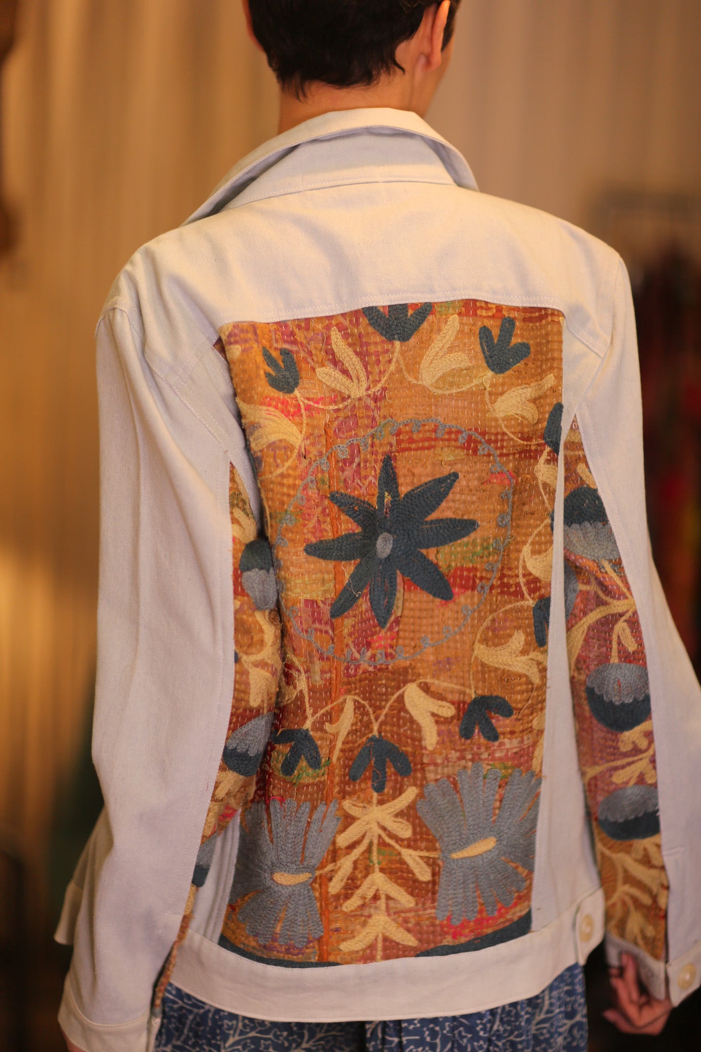 DENIM JACKET PATCHWORK MIRANA