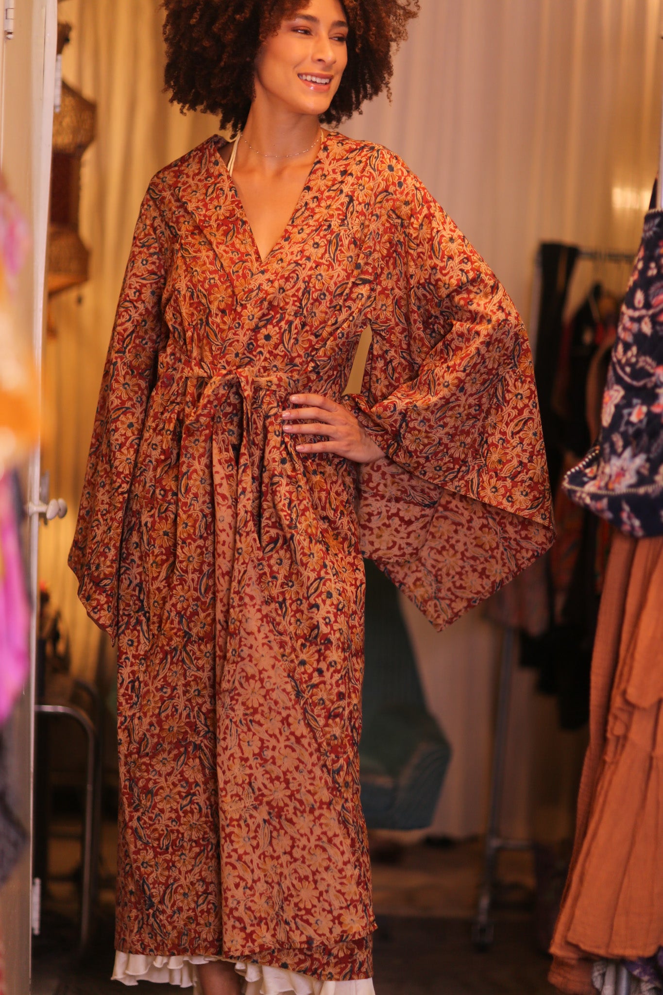 COTTON WING KIMONO PINA GARDEE