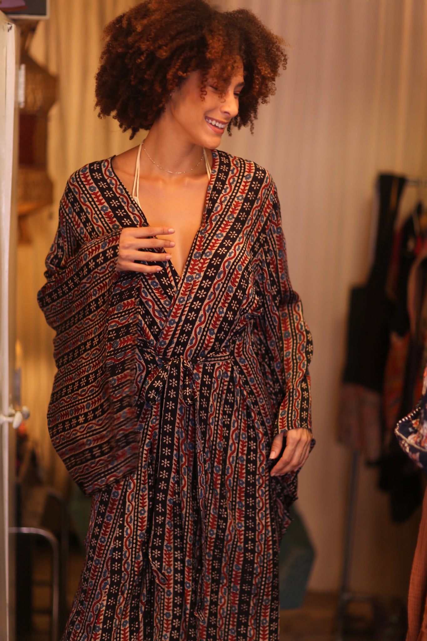 SILK WING KIMONO PINA KYOTN