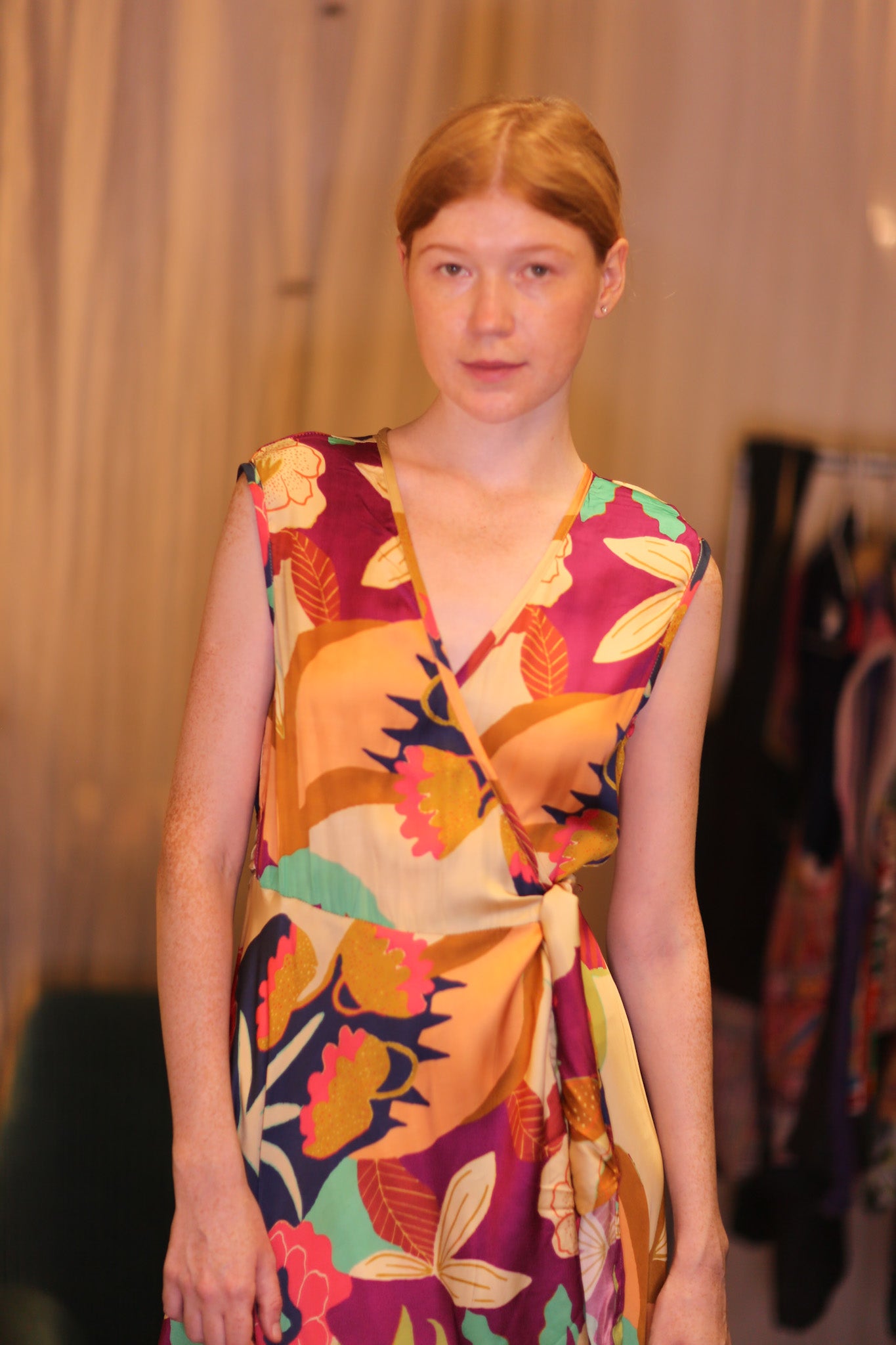 GABRIELE SILK DRESS OASIS
