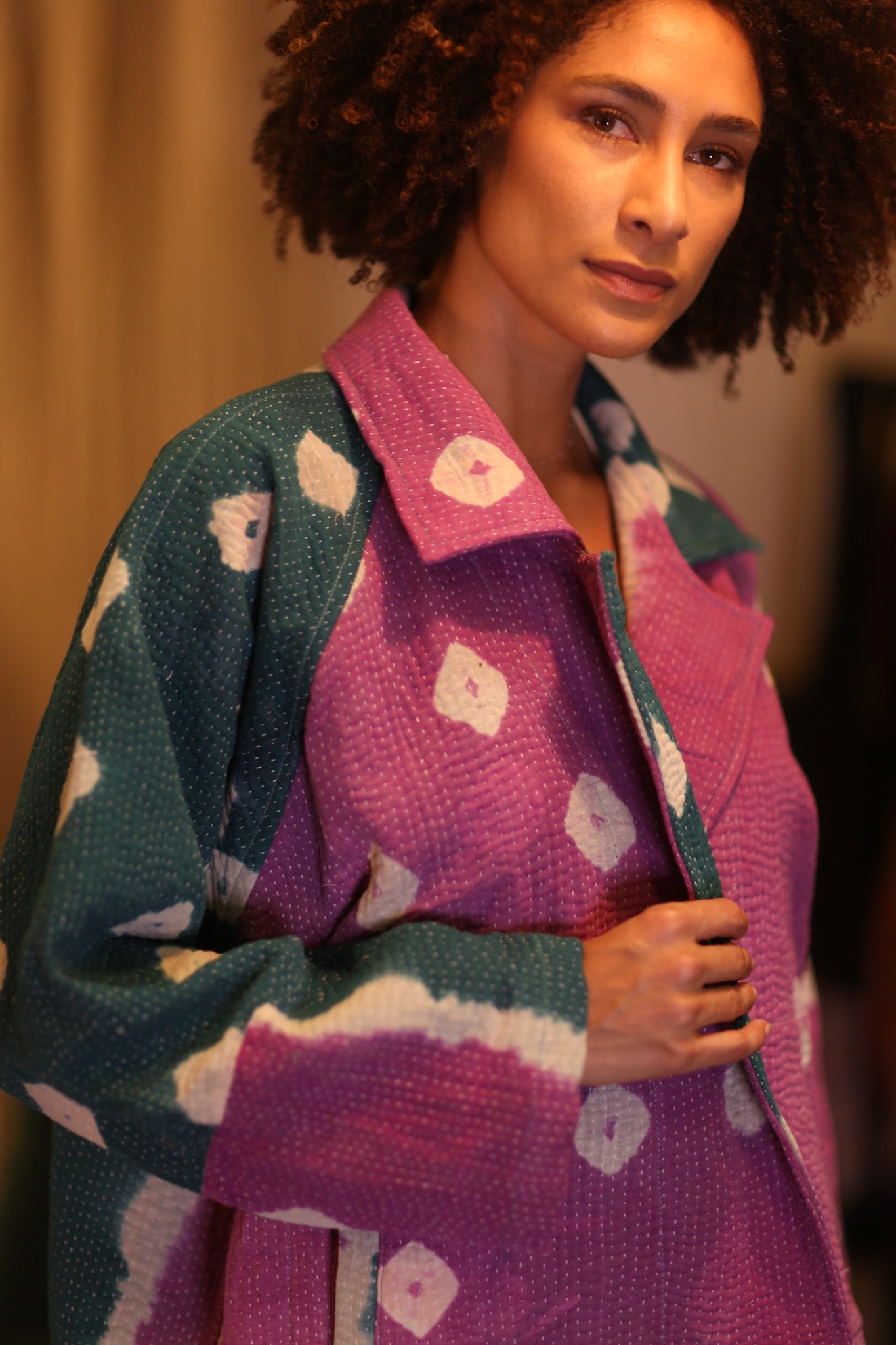 PATTERN KANTHA JACKET TINA