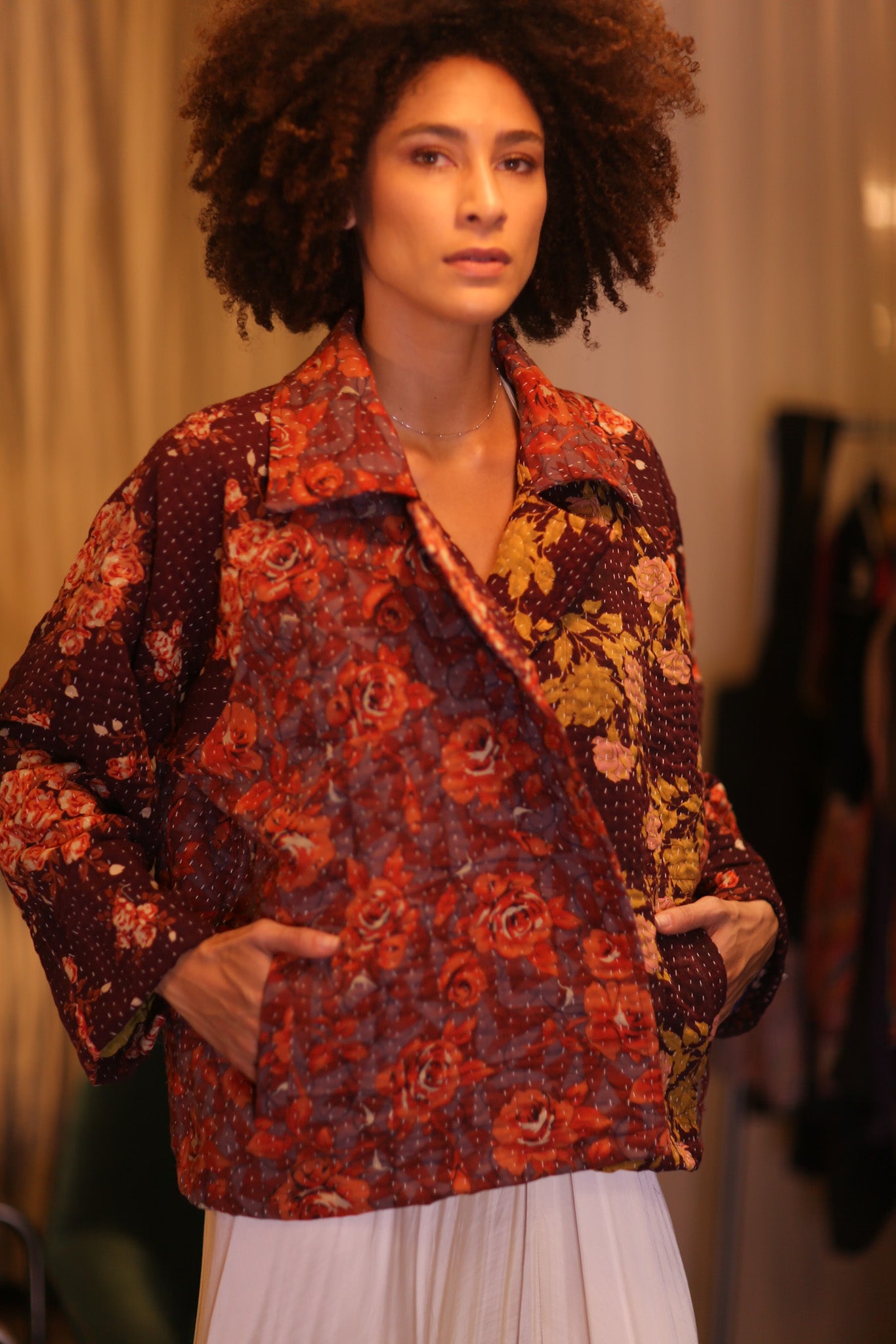 PATTERN KANTHA JACKET SPRING