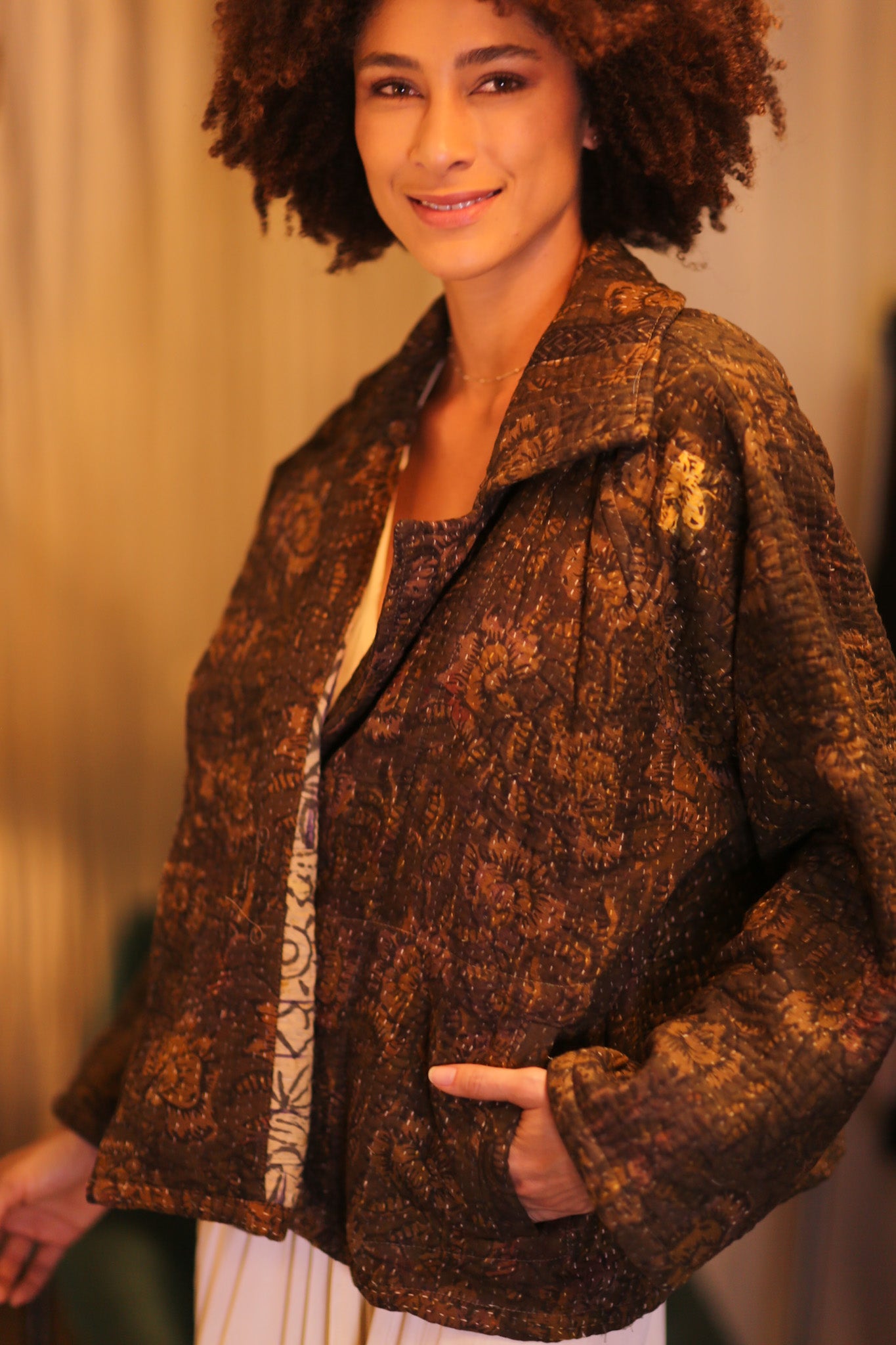 PATTERN KANTHA JACKET HINNZI
