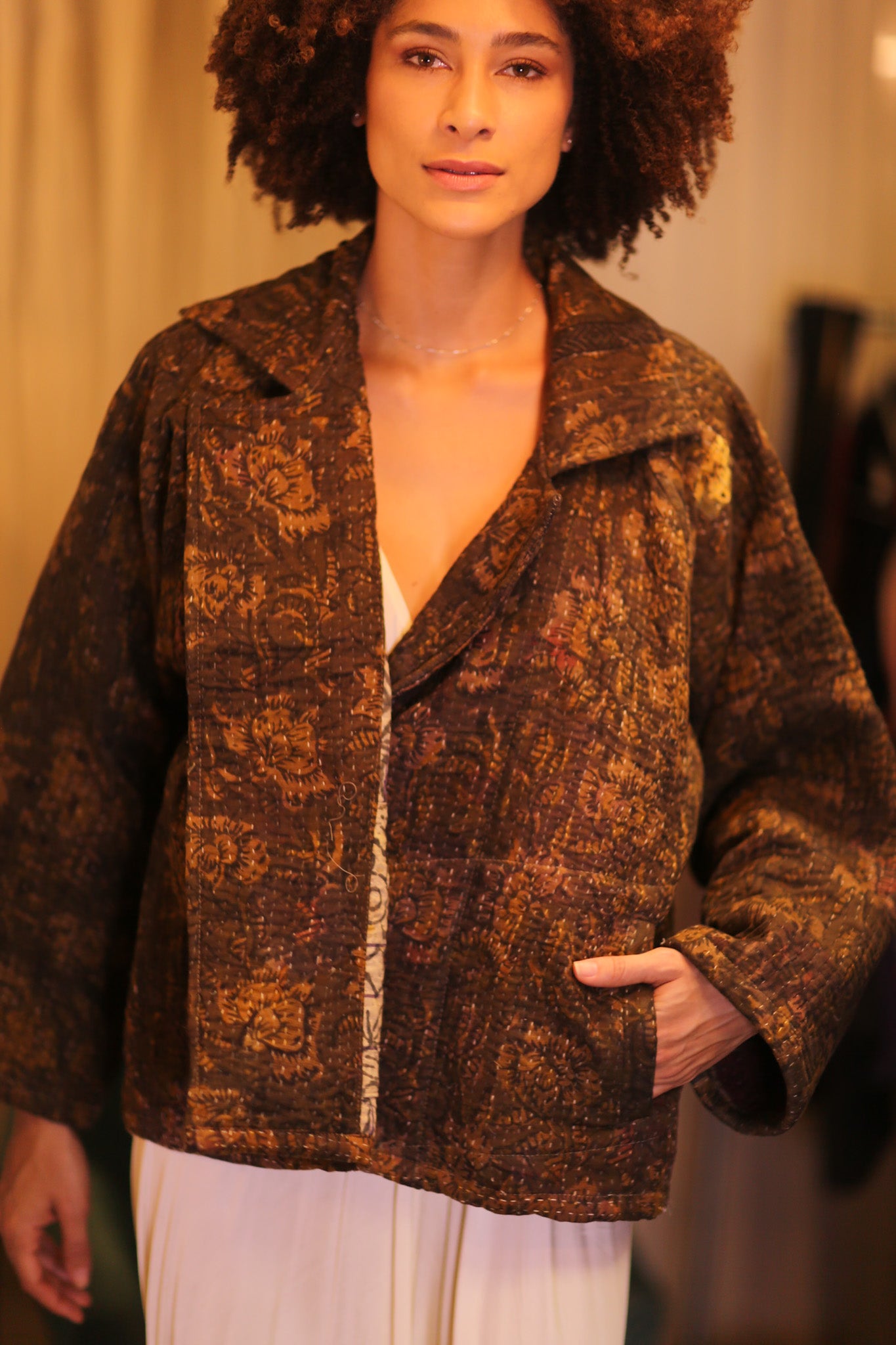 PATTERN KANTHA JACKET HINNZI