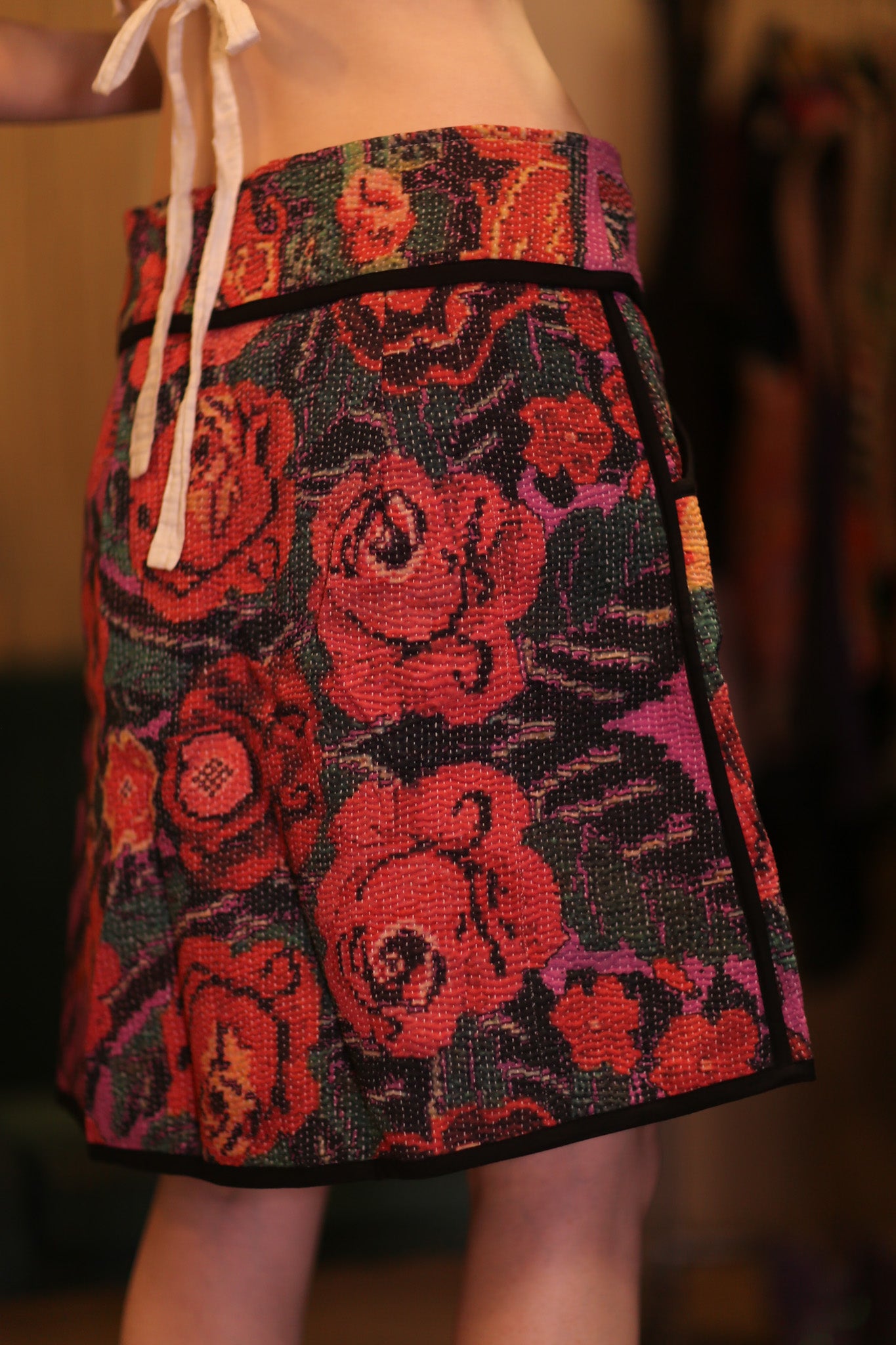 FLORAL SKIRT THE ROSE