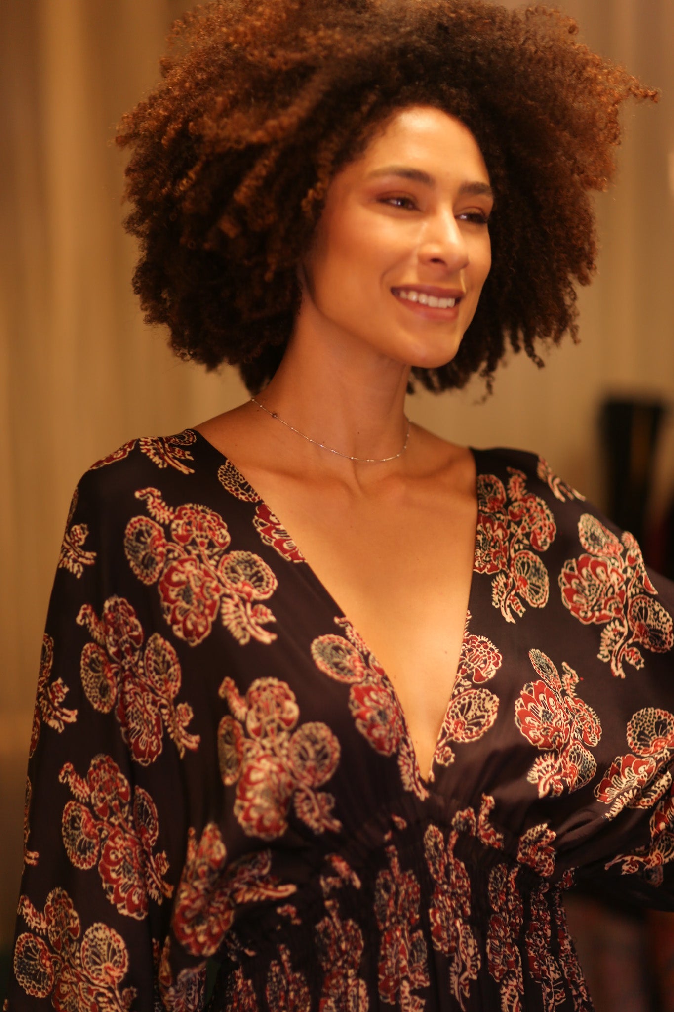 SILK DRESS ZURI RUBSIS