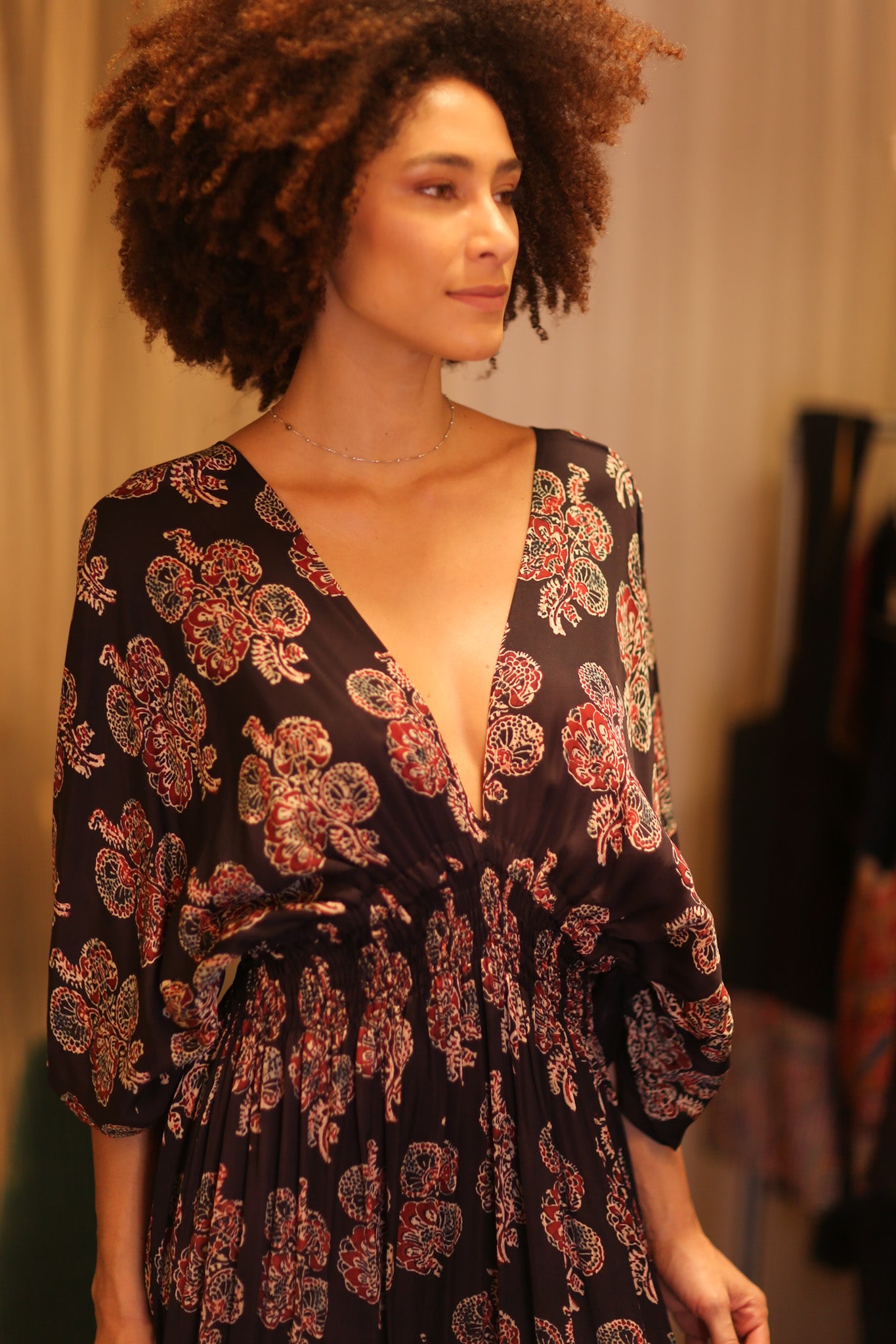 SILK DRESS ZURI RUBSIS