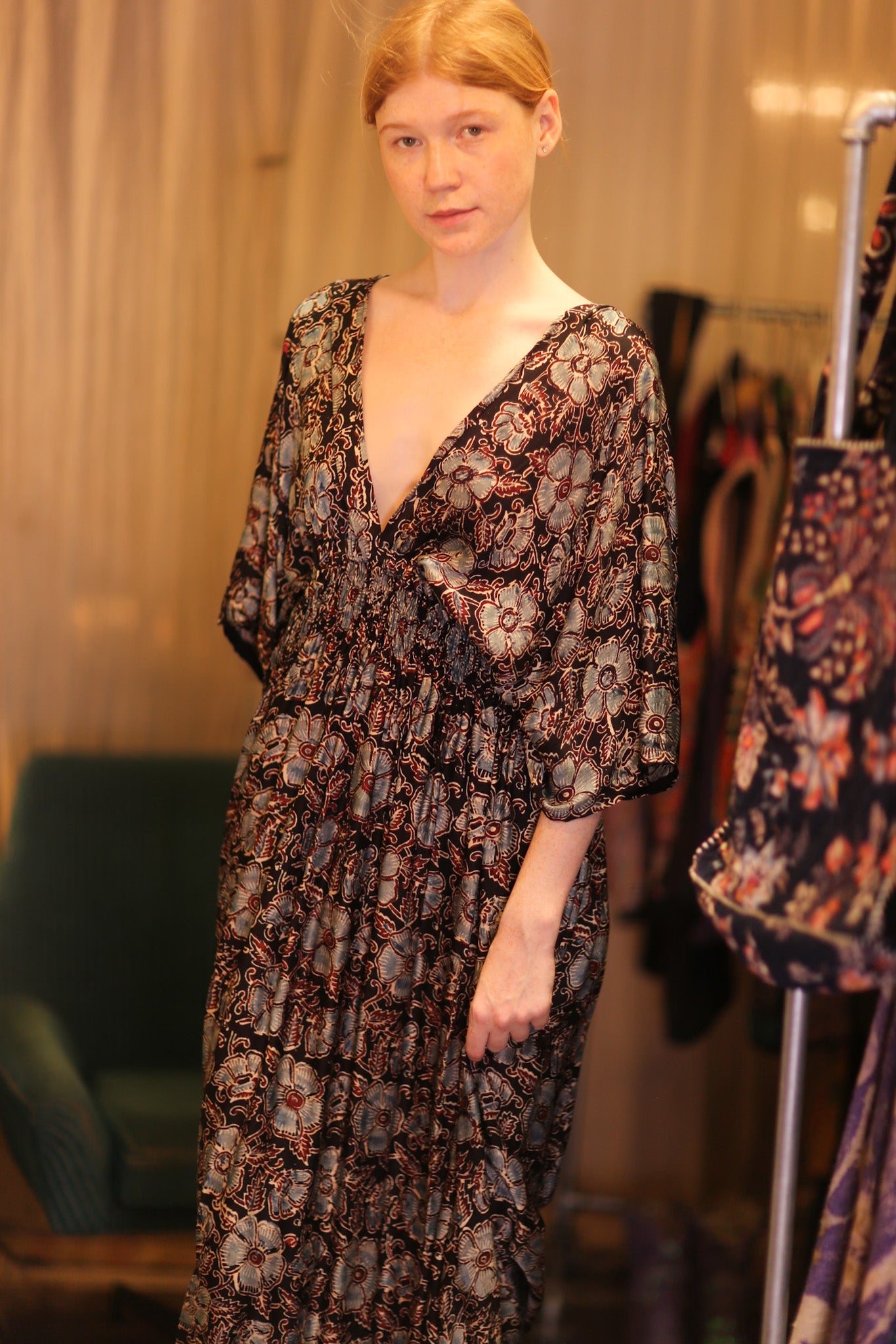 ZURI SILK DRESS DAISYIS