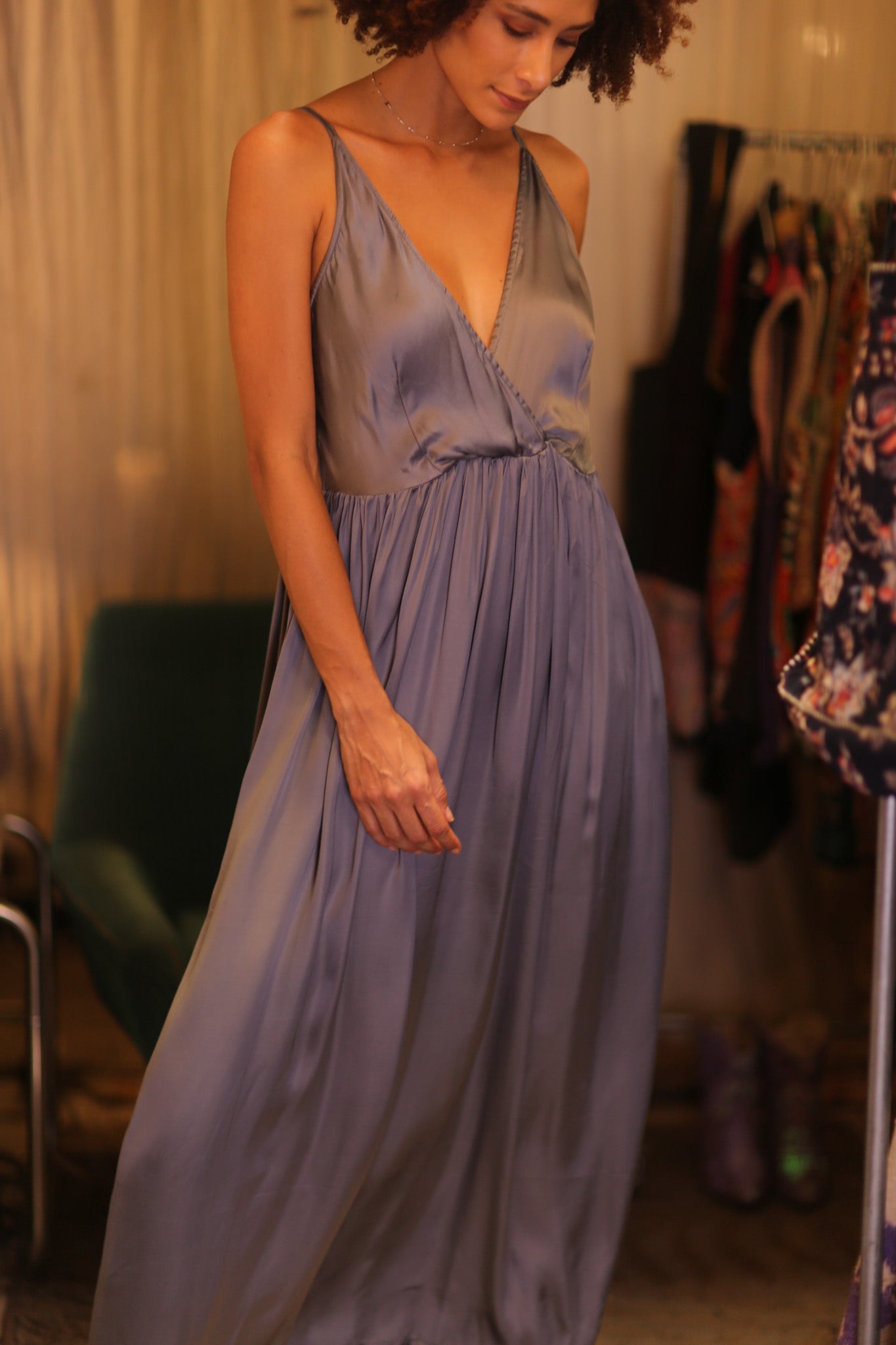 SILK DRESS LILY MONOCHROME – MOMO CONCEPT STORE