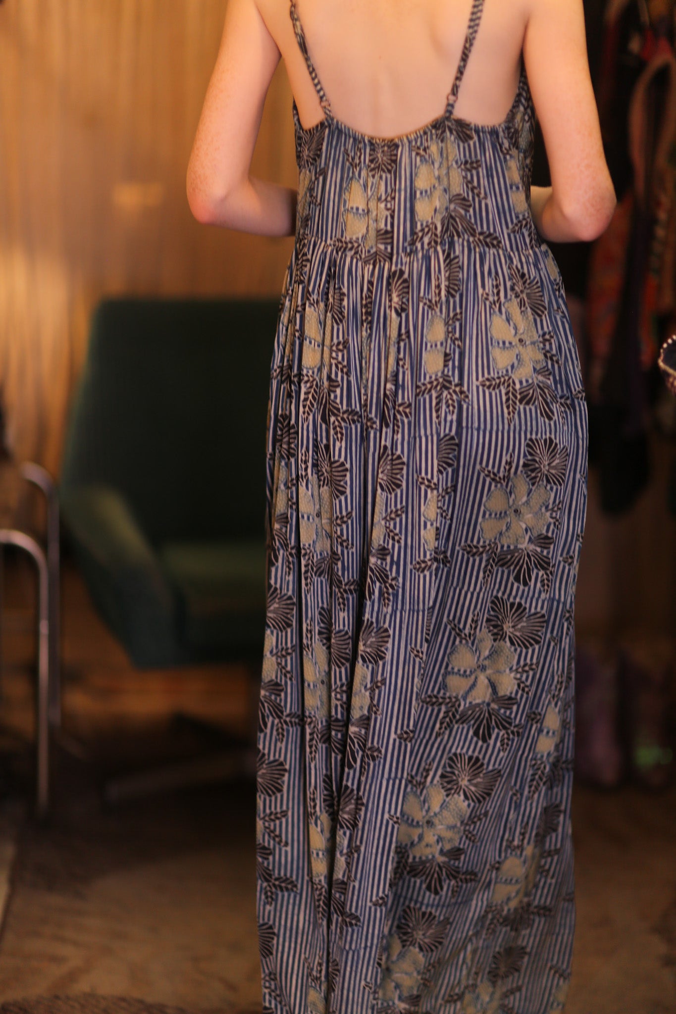 LILY SILK DRESS HIBISCUS