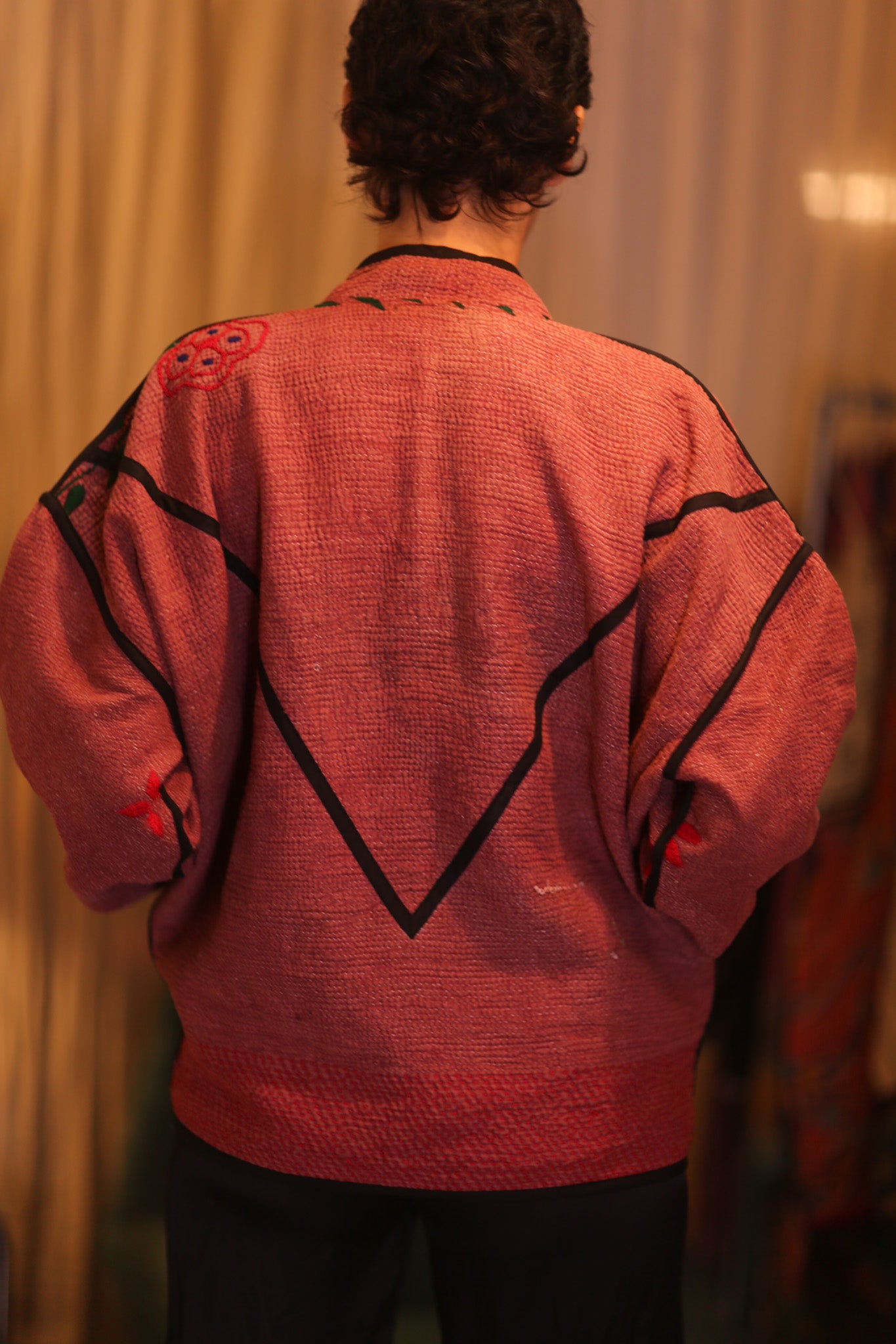 EMBROIDERED KANTHA JACKET SU