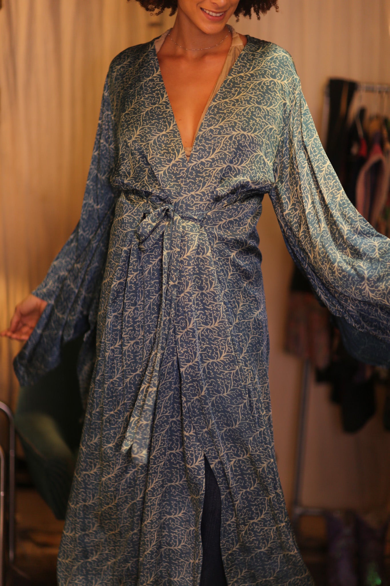 SILK WINGS KIMONO PINA LADA