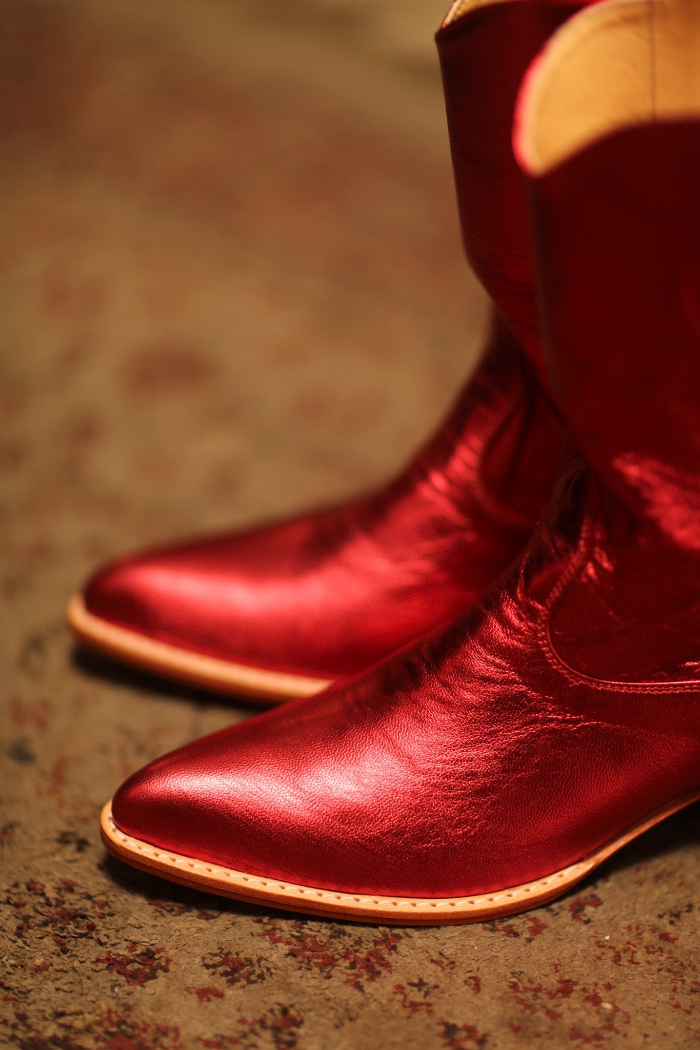 RED WESTERN BOOTS KATINATE
