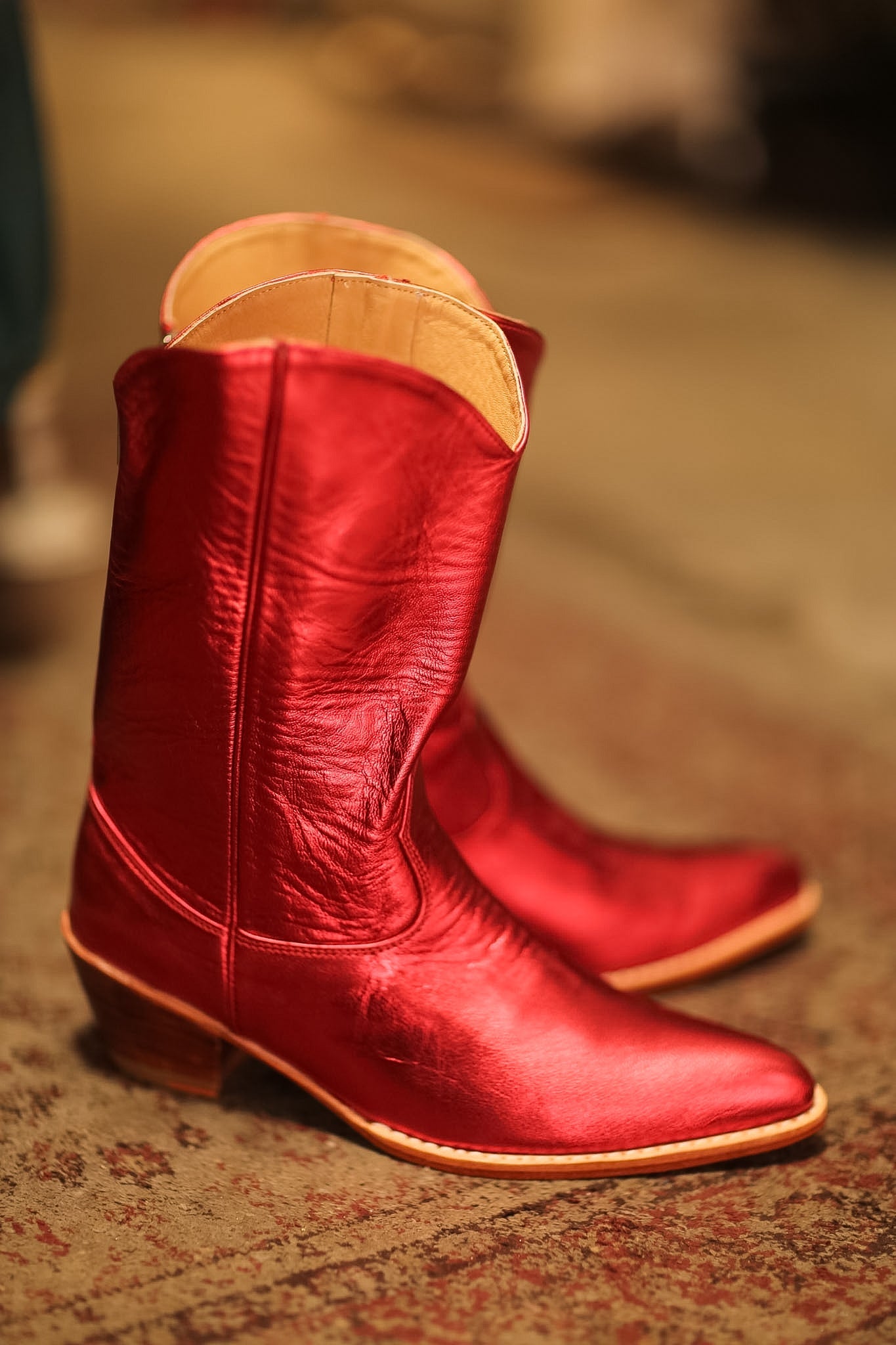 RED WESTERN BOOTS KATINATE