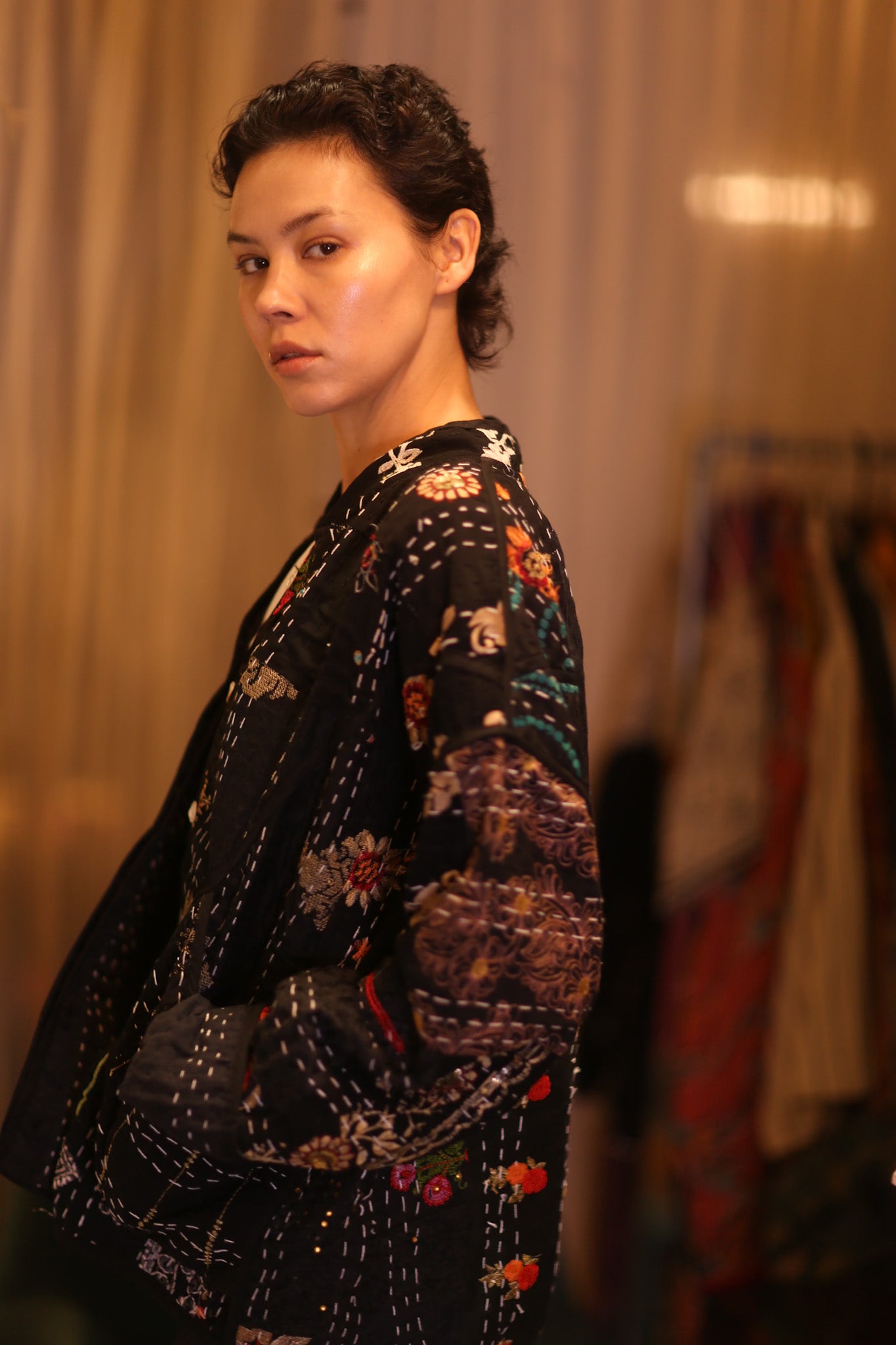 EMBROIDERED KANTHA JACKET JYPEACE