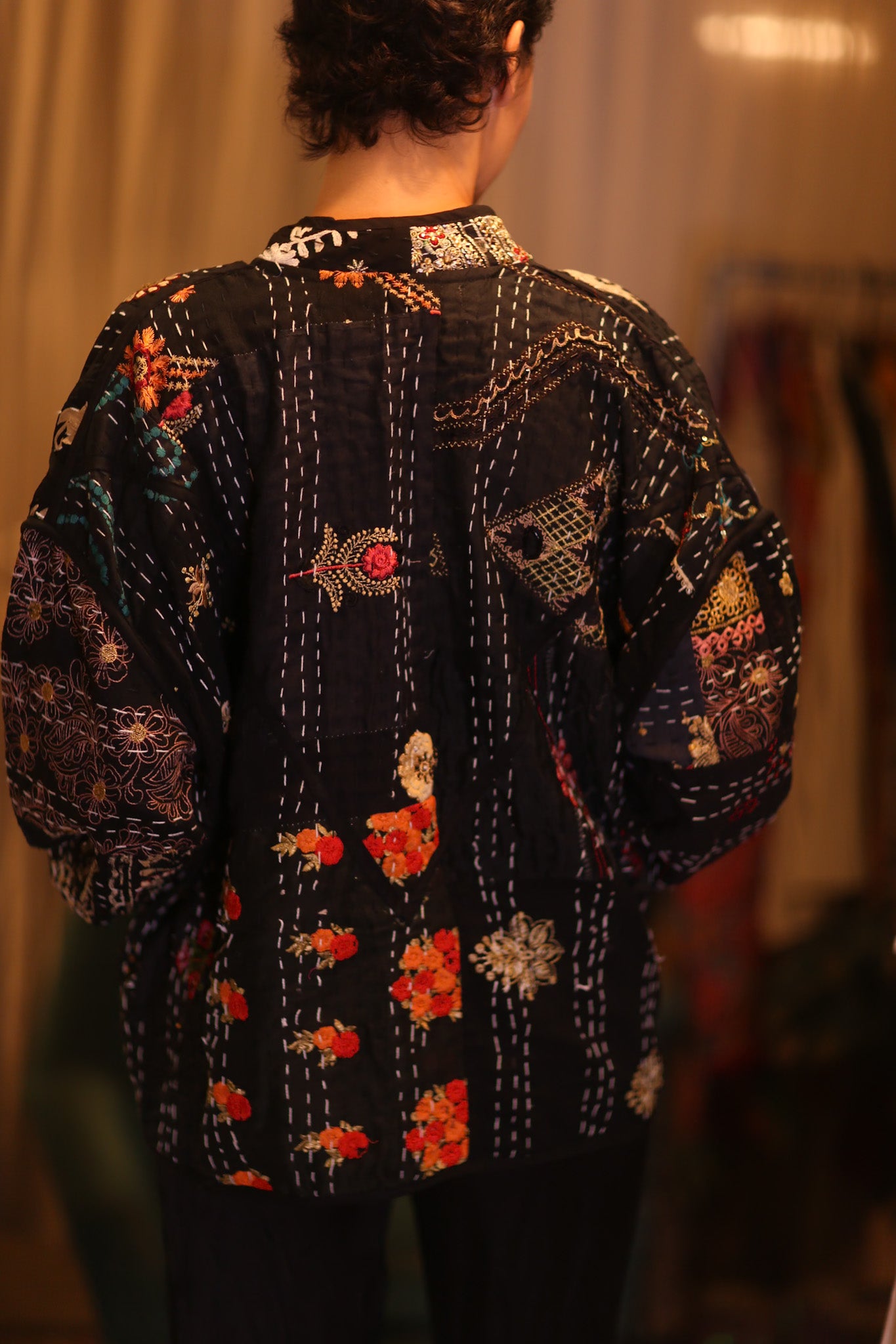 EMBROIDERED KANTHA JACKET JYPEACE