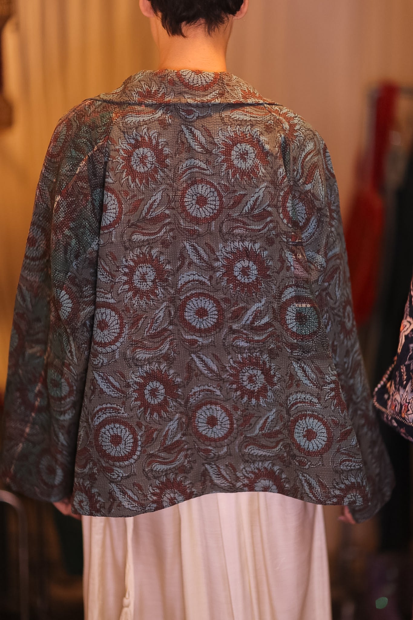 HAND BLOCKED KANTHA JACKET DAUNG