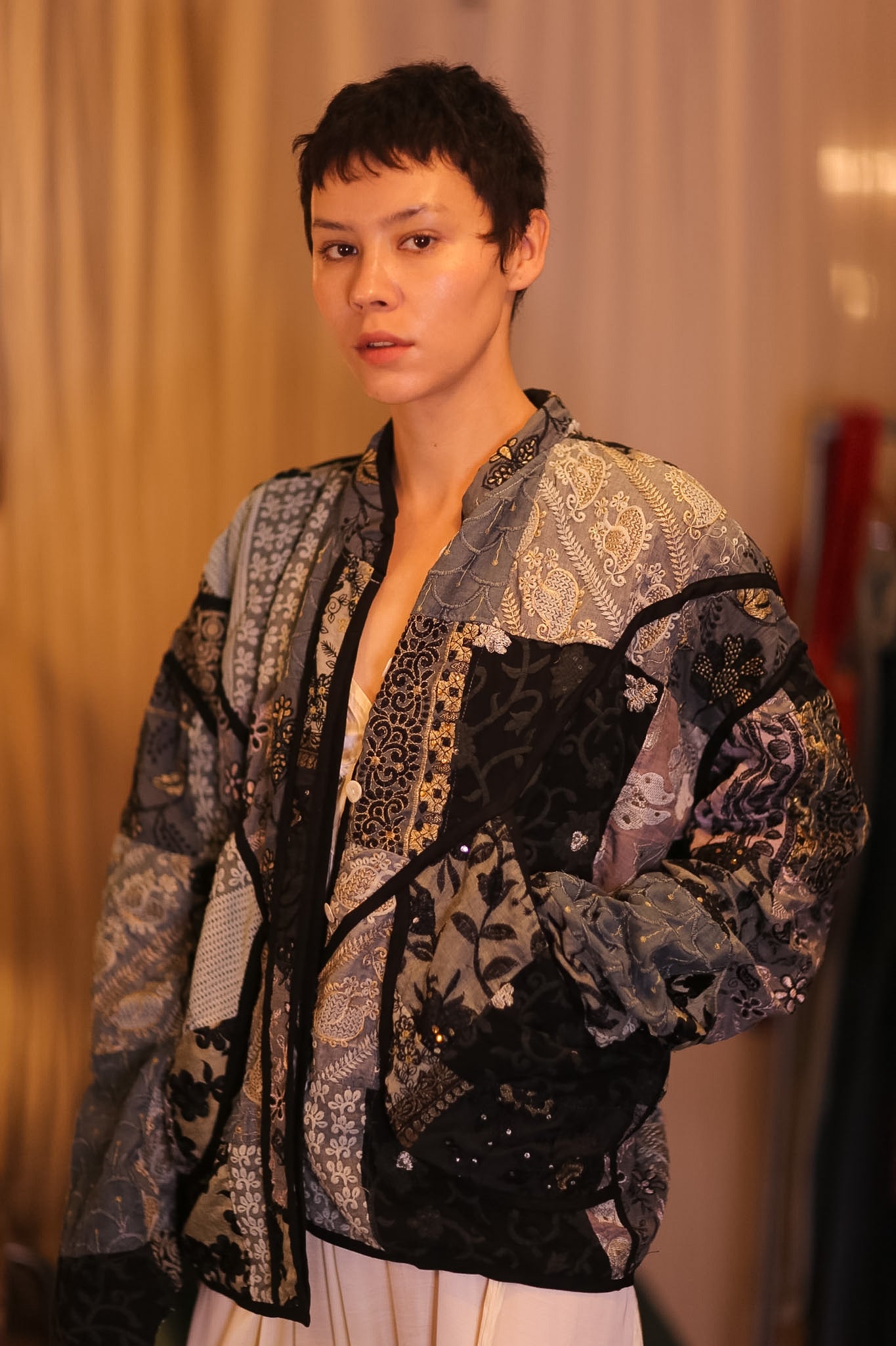 PATCHWORK PATTERN JACKET YILAYTHANT