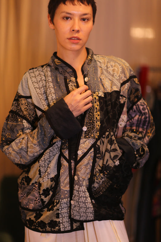 PATCHWORK PATTERN JACKET YILAYTHANT