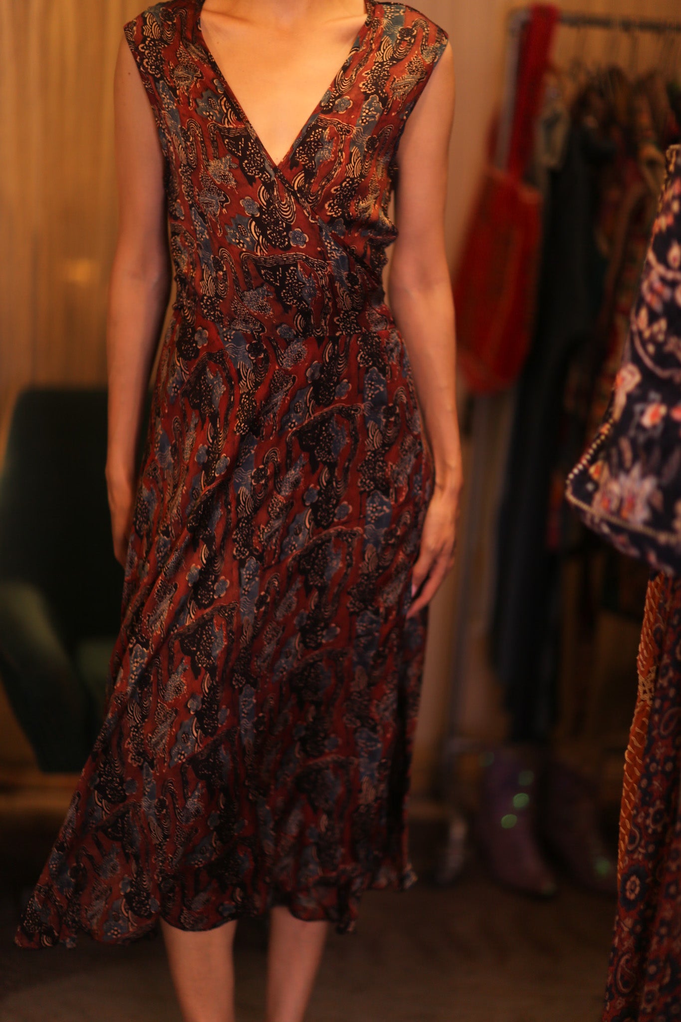 SILK WRAP DRESS GABRIELE PADA