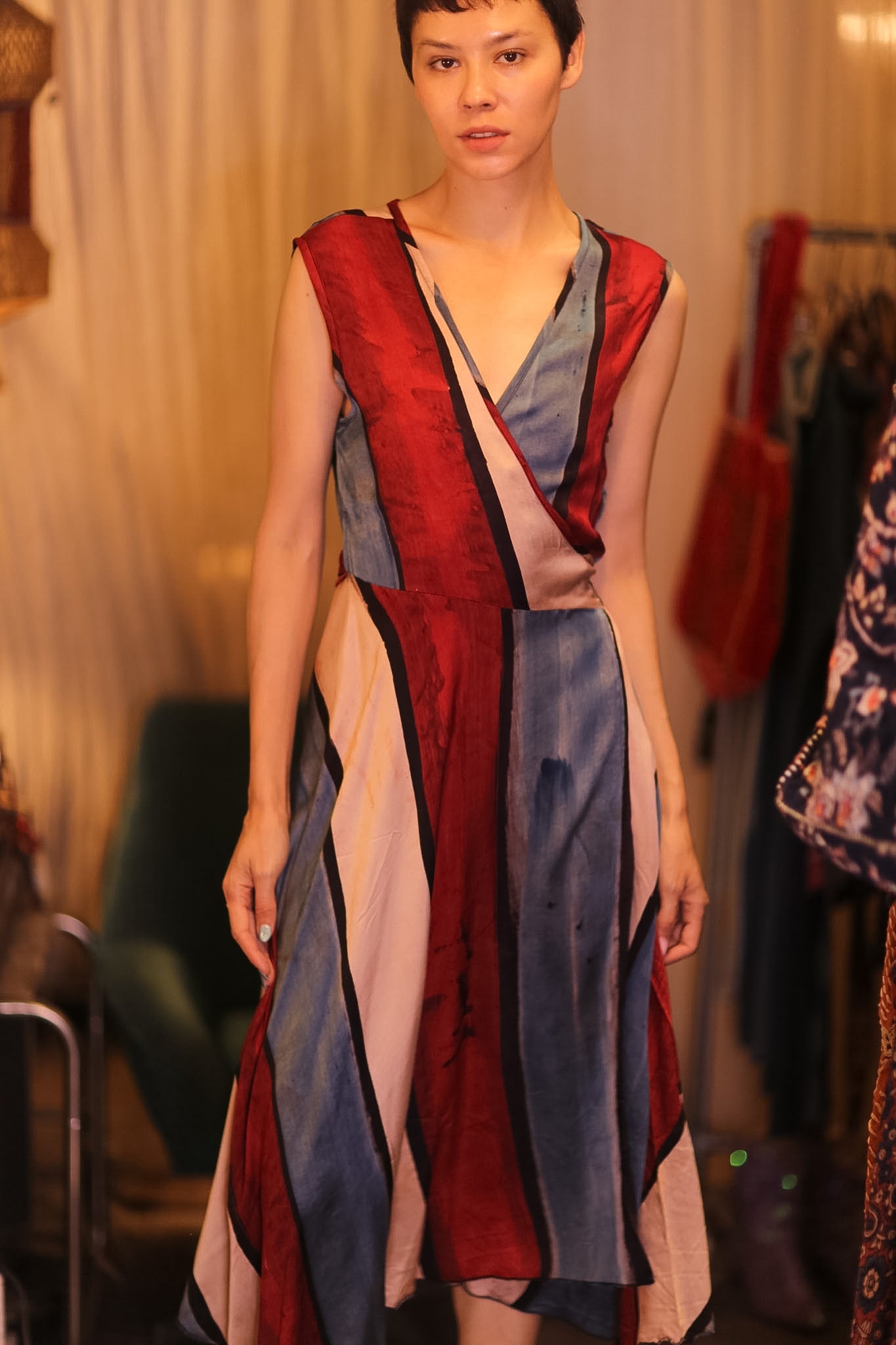 WRAP SILK DRESS GABRIELE CHOLADA