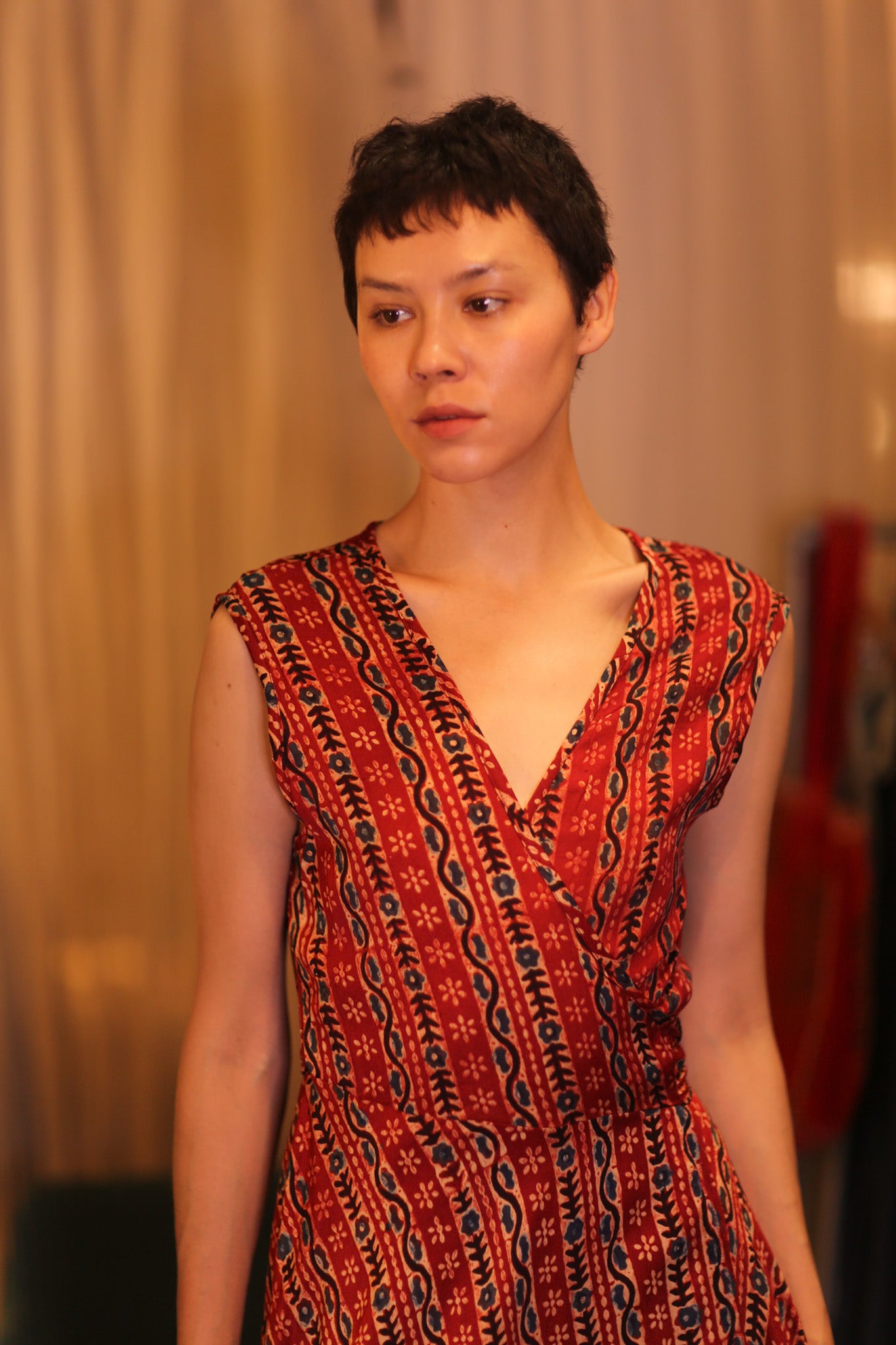 SILK WRAP DRESS GABRIELE KYAUKNI