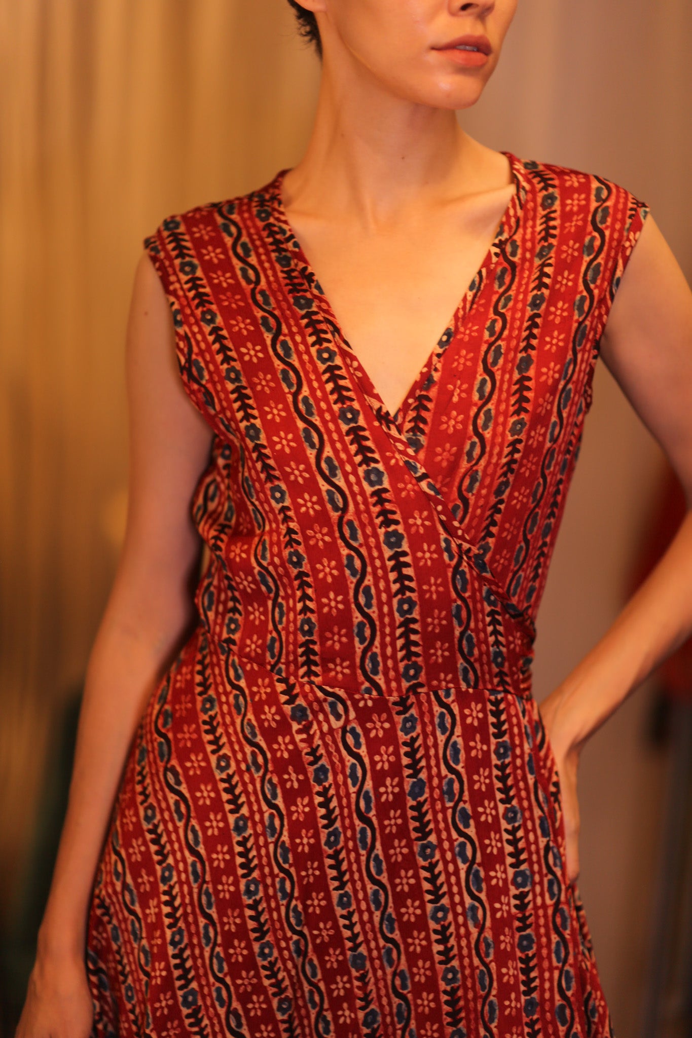 SILK WRAP DRESS GABRIELE KYAUKNI