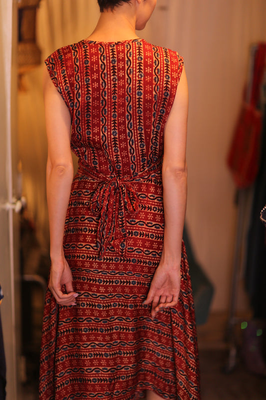 SILK WRAP DRESS GABRIELE KYAUKNI