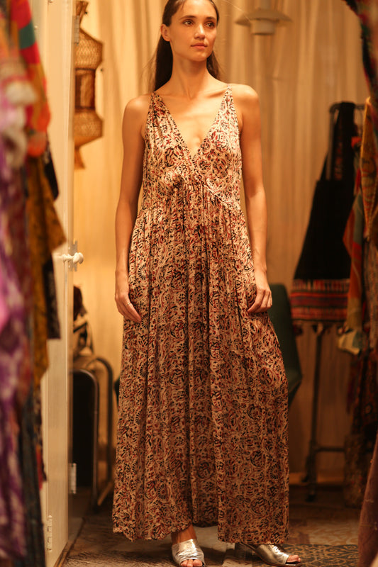 SILK DRESS LILY INDIAN SUMMER