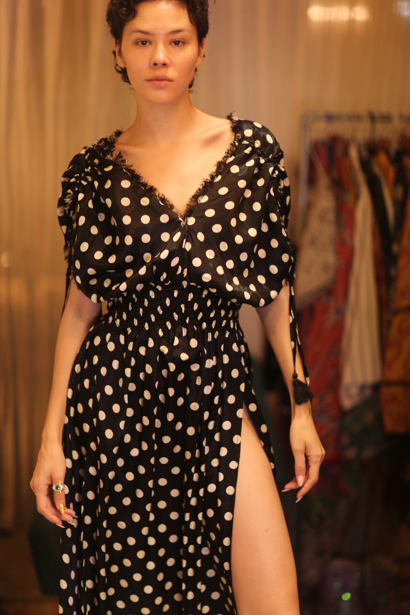 SCARLETT SILK DRESS MOOLET