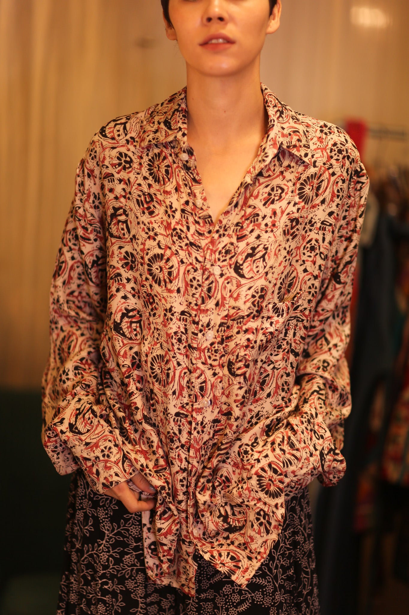 SILK BOYFRIEND SHIRT BILLIE YITLONE