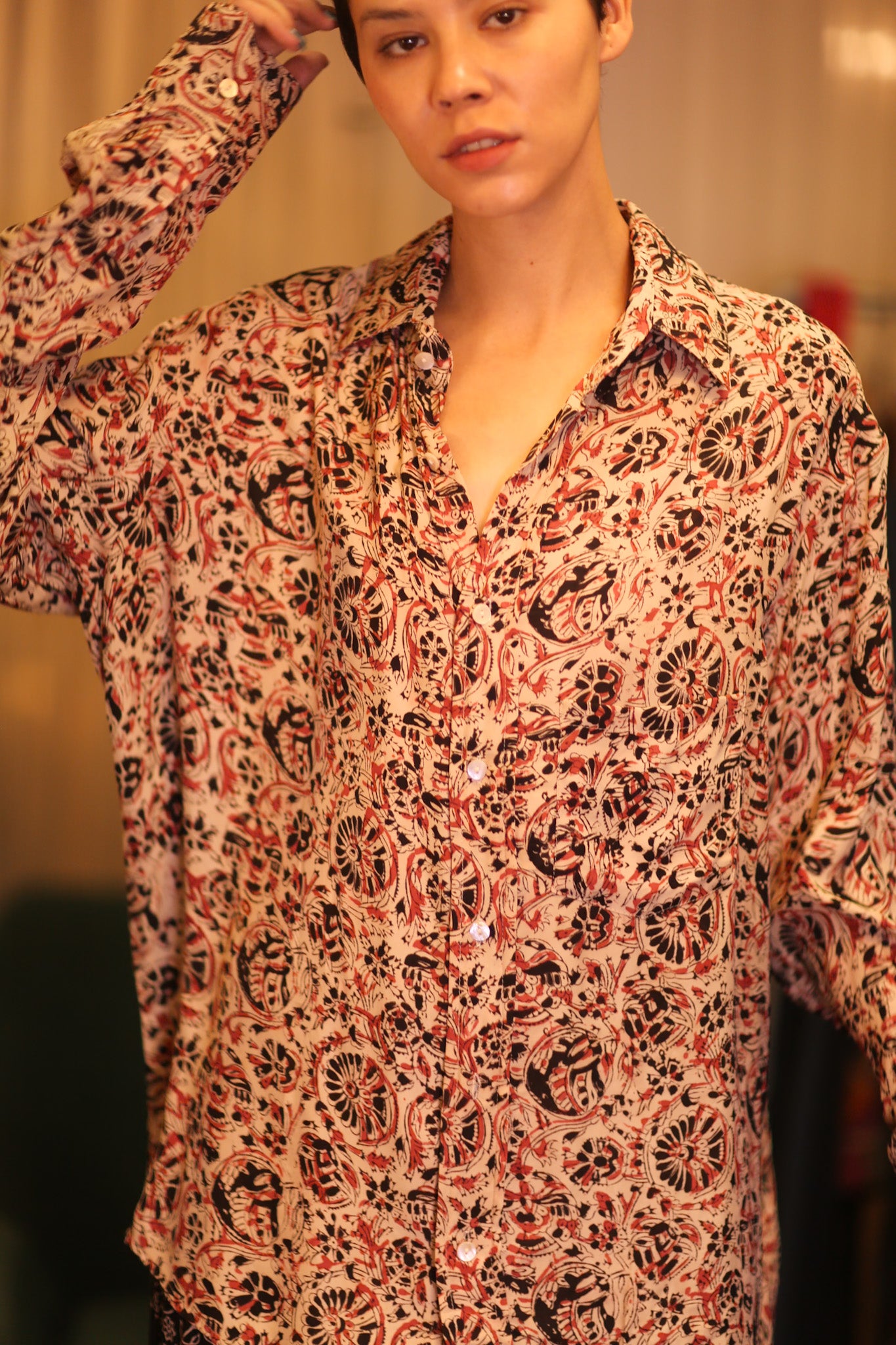SILK BOYFRIEND SHIRT BILLIE YITLONE