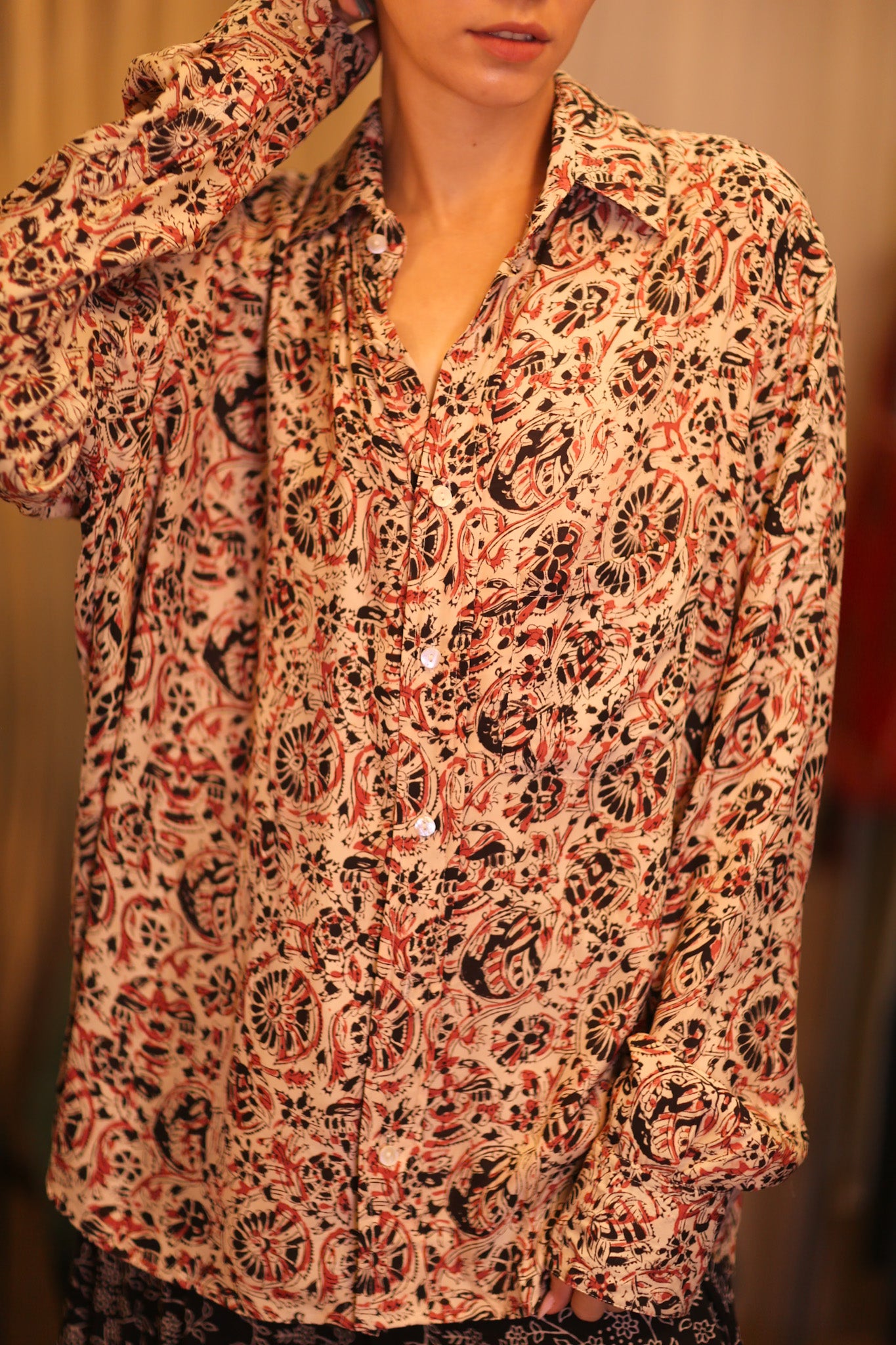 SILK BOYFRIEND SHIRT BILLIE YITLONE