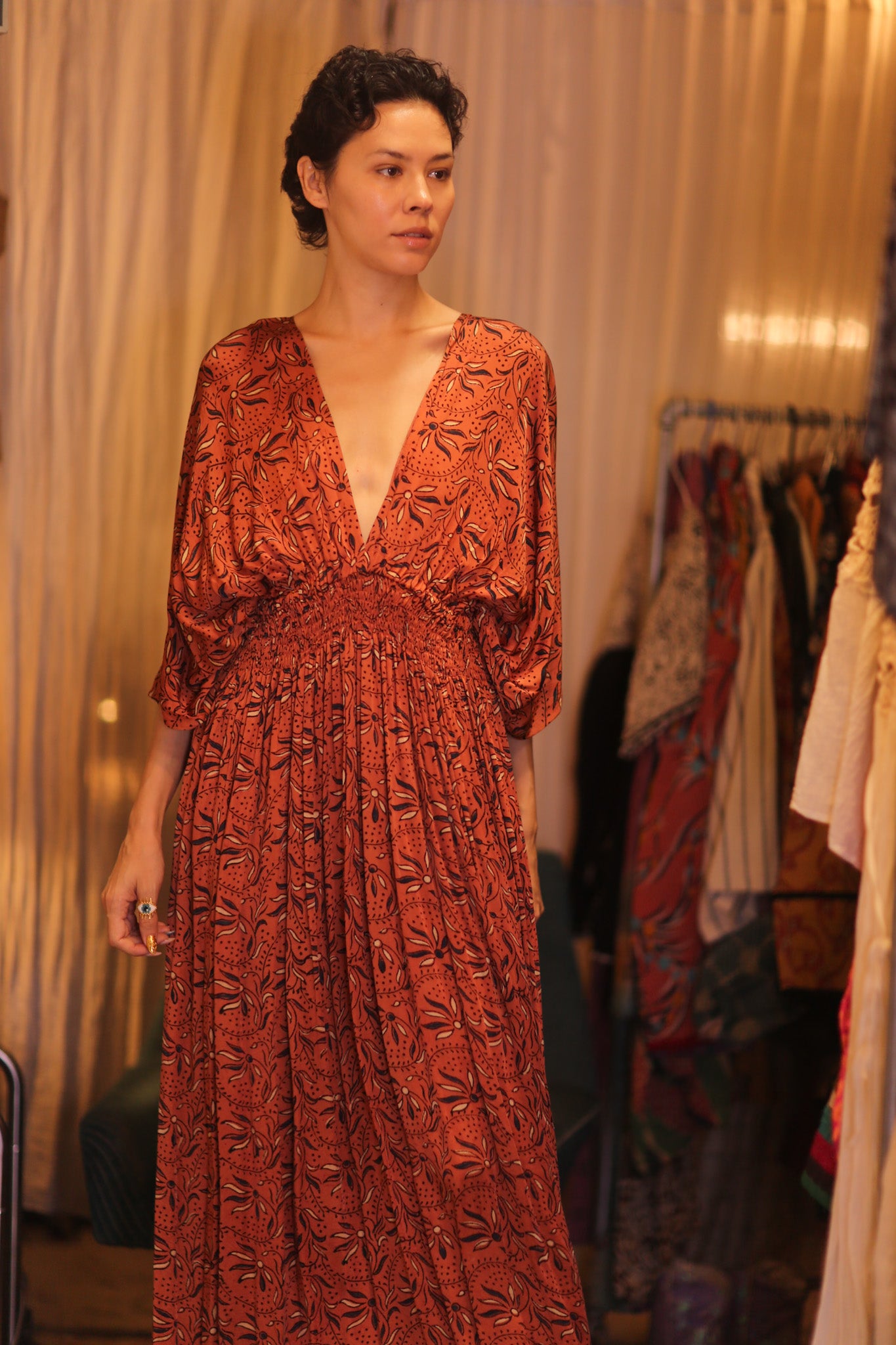 ZURI SILK DRESS YOZO