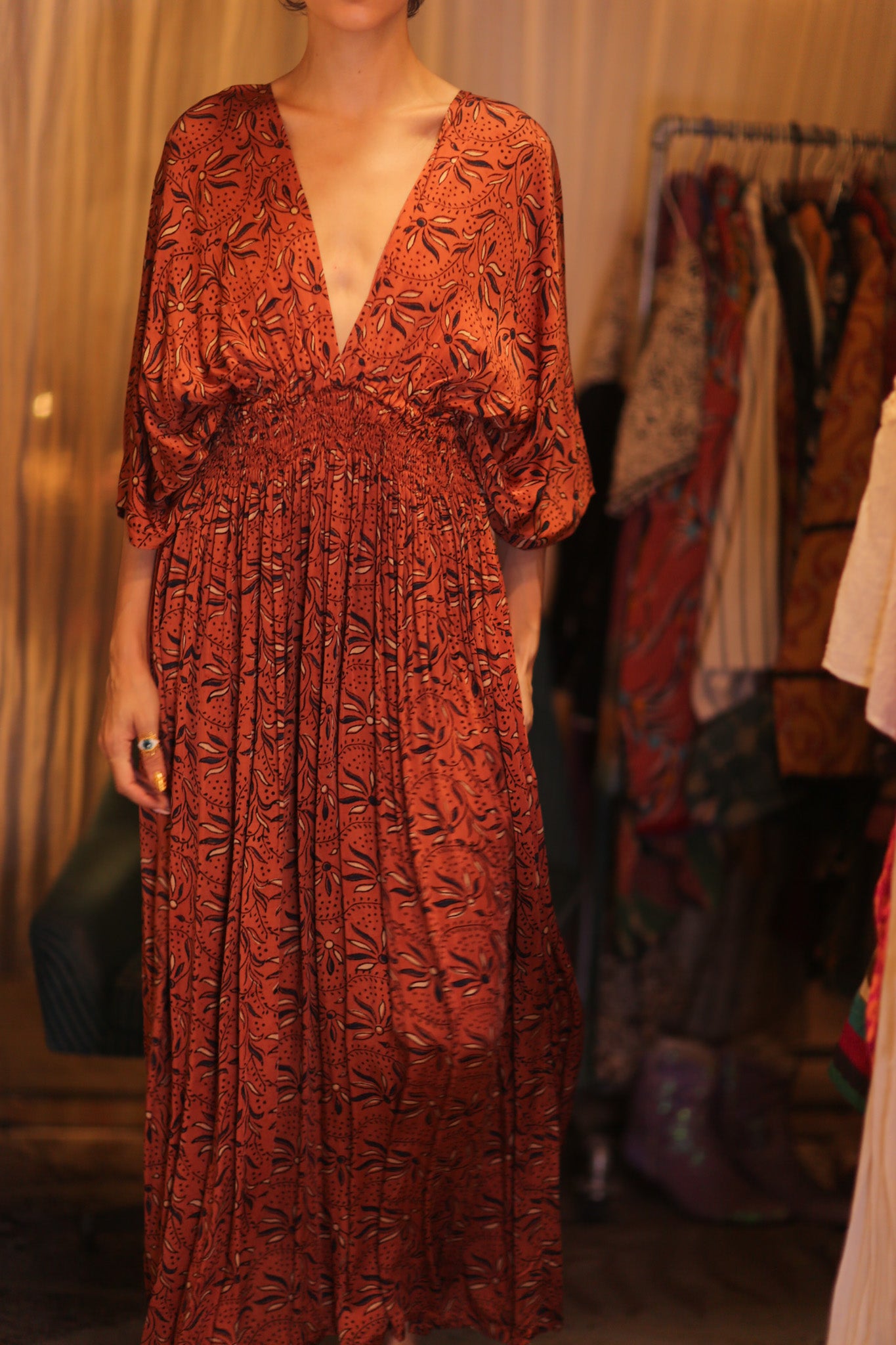 ZURI SILK DRESS YOZO