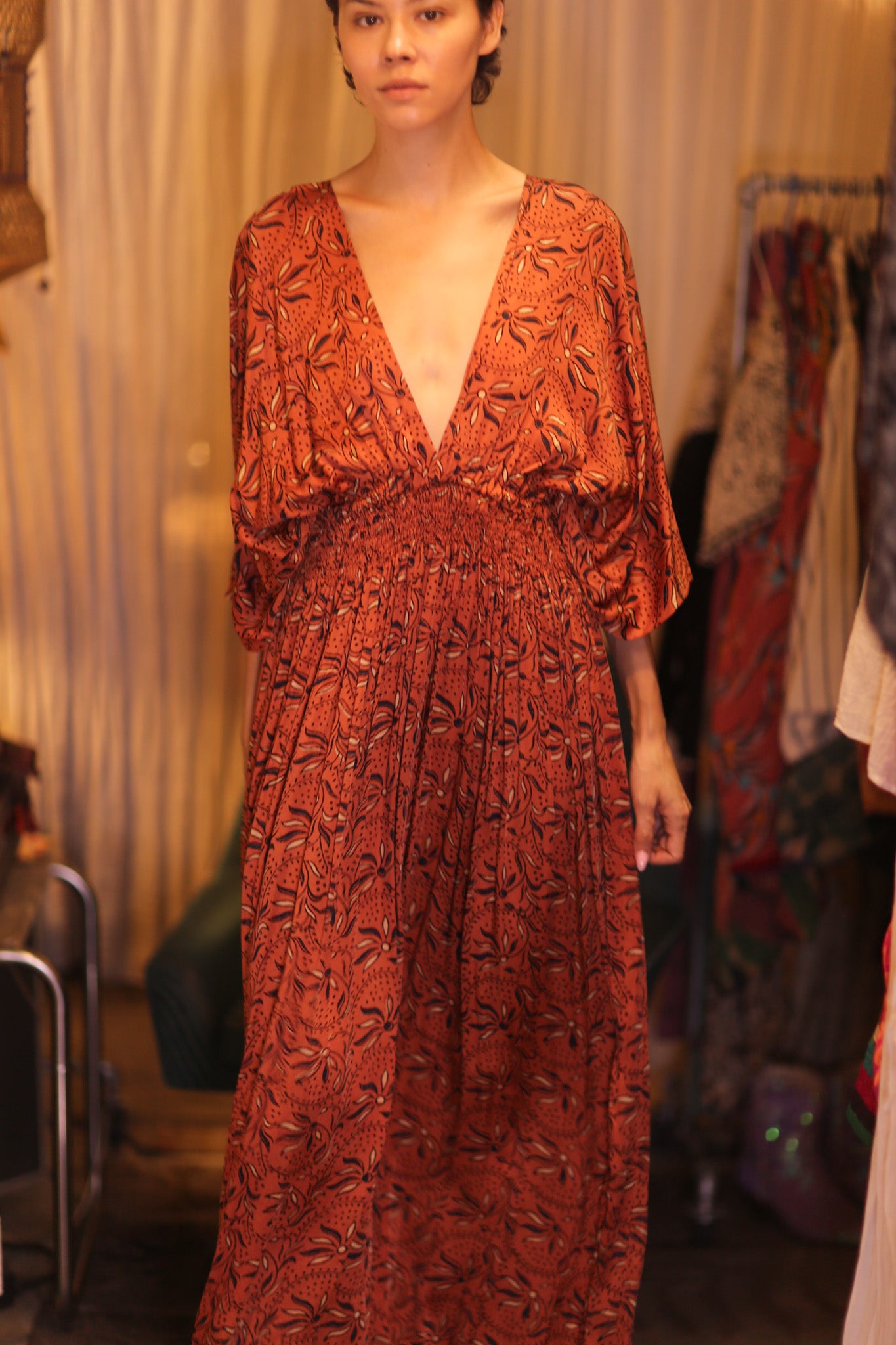 ZURI SILK DRESS YOZO