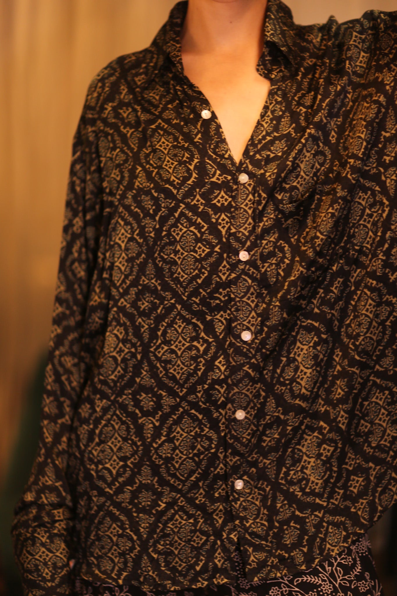 SILK BOYFRIEND SHIRT BILLIE KANA