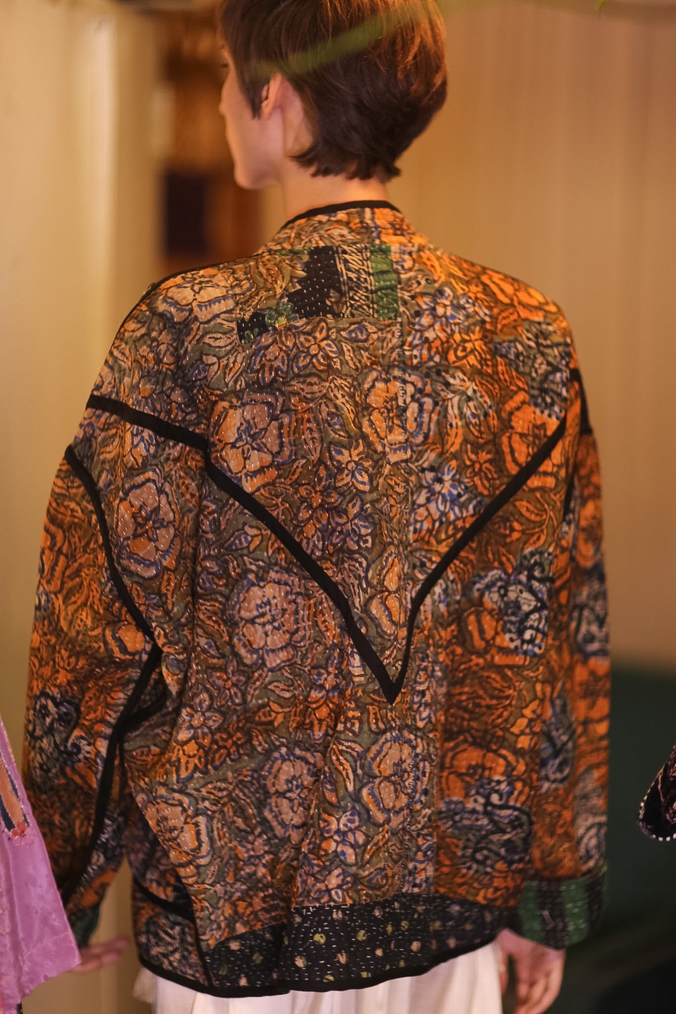 PATCHWORK KANTHA JACKET MOSAIC
