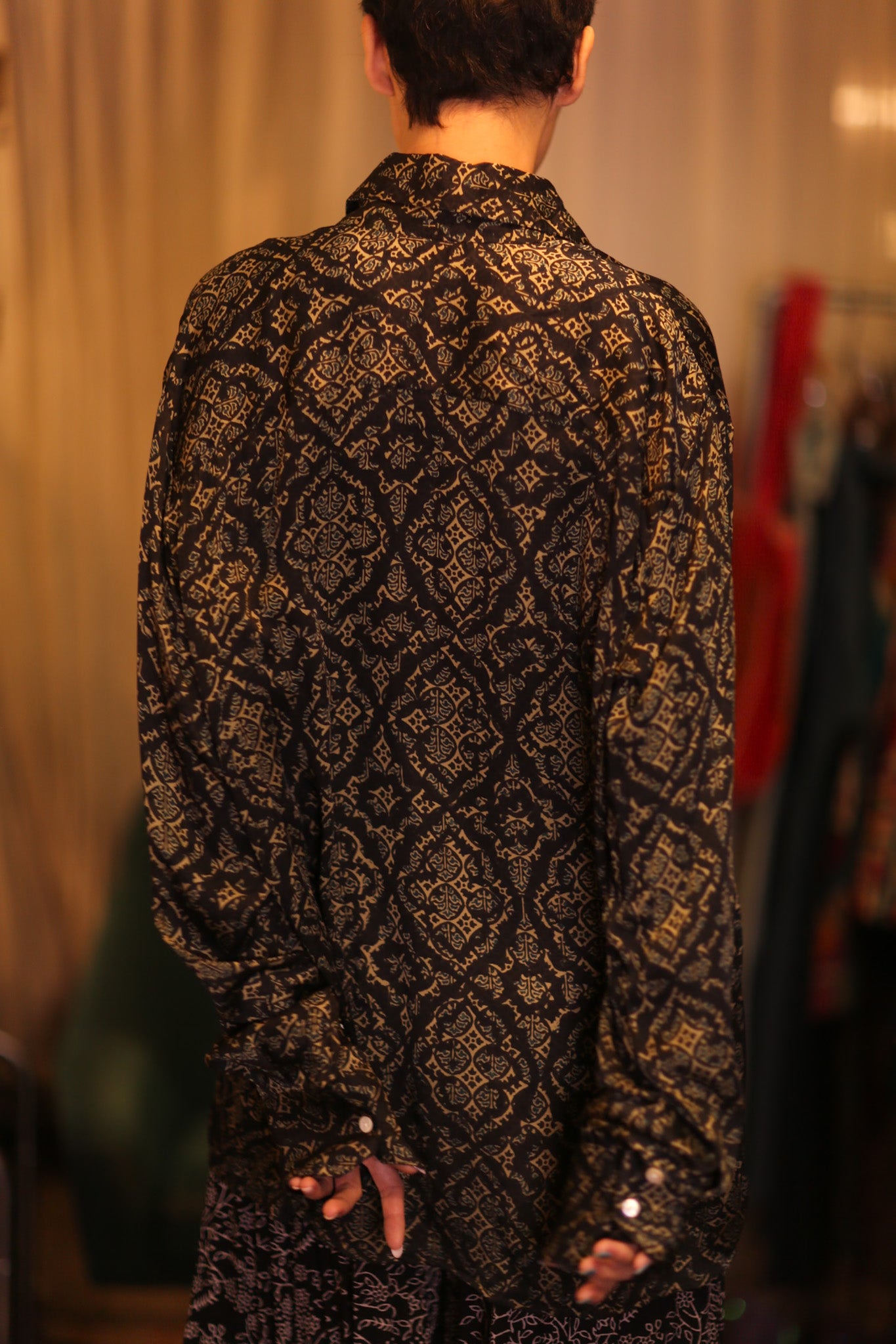 SILK BOYFRIEND SHIRT BILLIE KANA