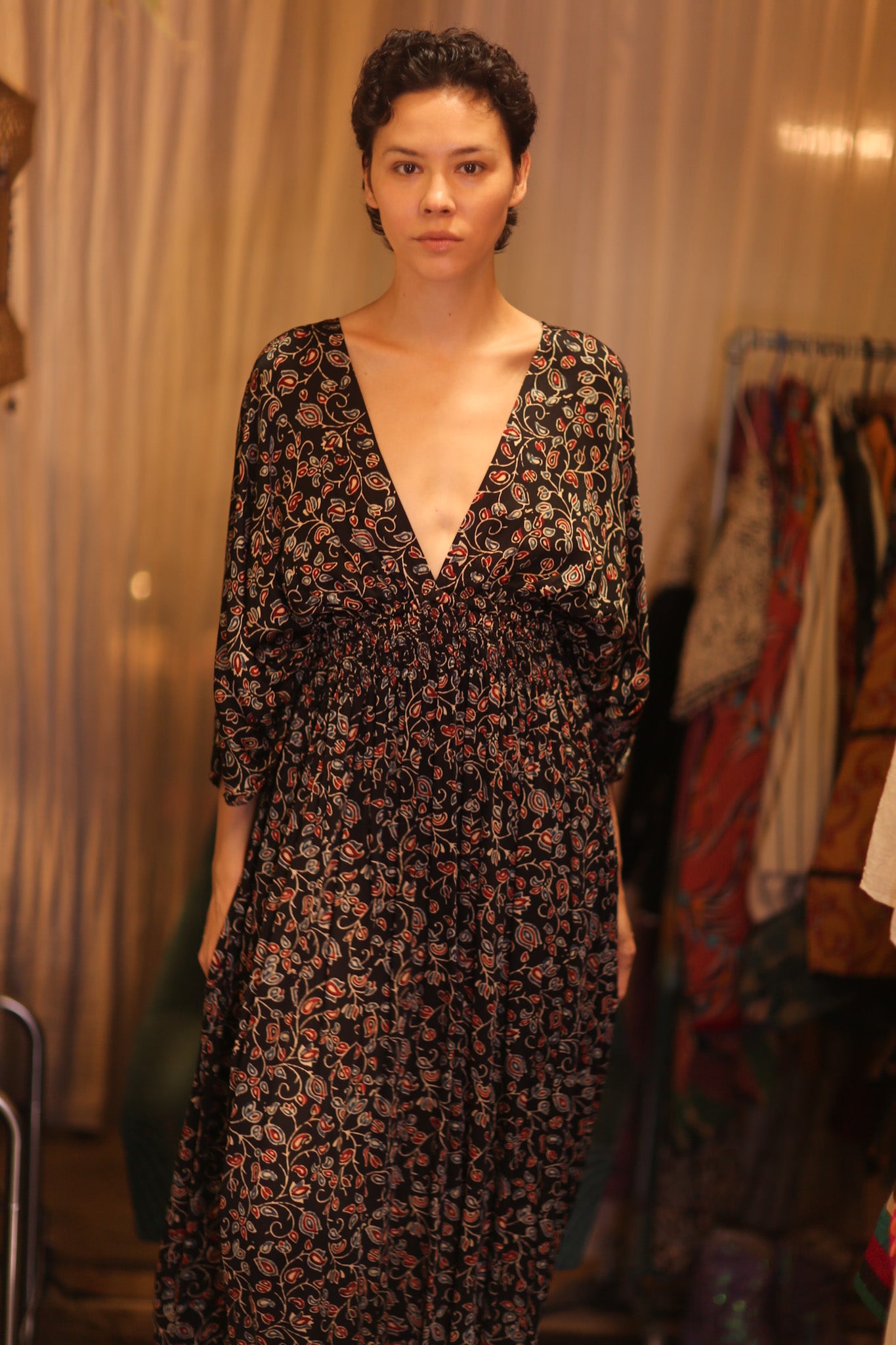 ZURI SILK DRESS CHAWPAR
